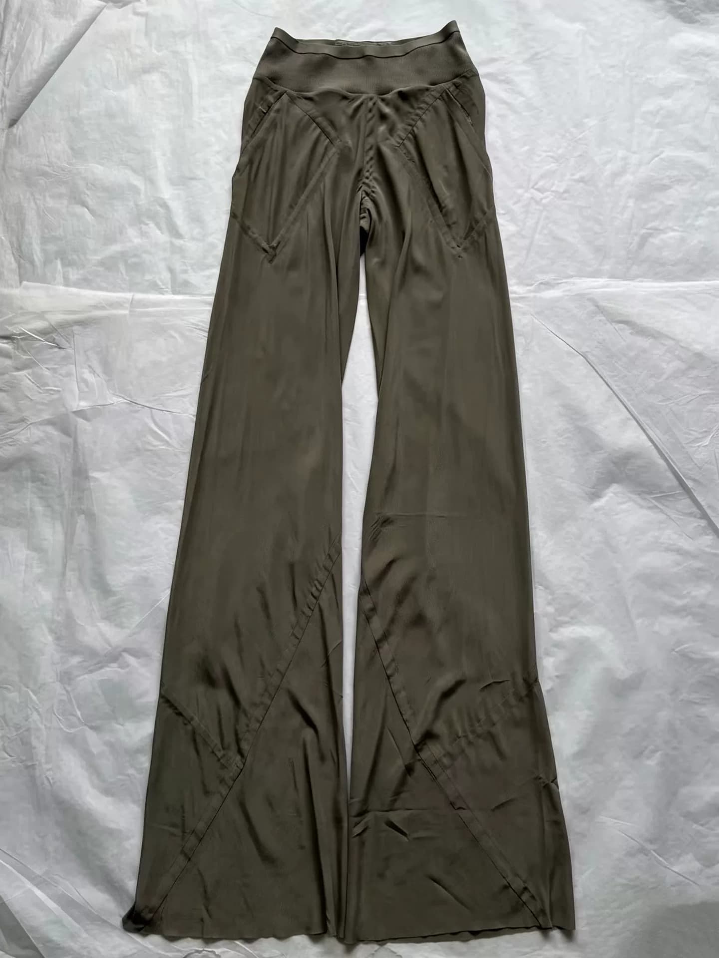 Прямая трубка из пряжи Rick Owen Lilies 25ss для драпировки
