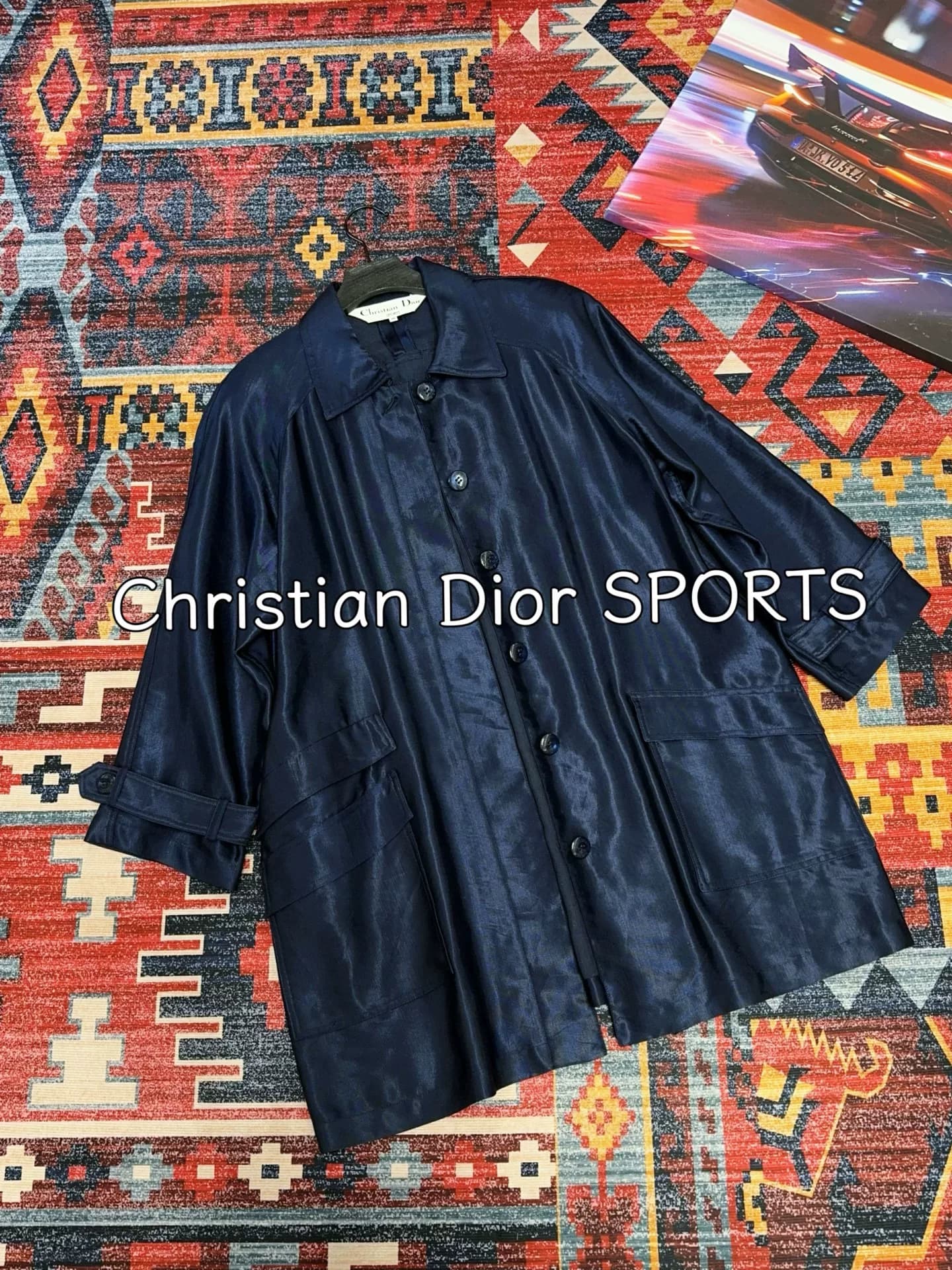 Ветровка из перламутрового атласа Christian Dior от Christian Dior