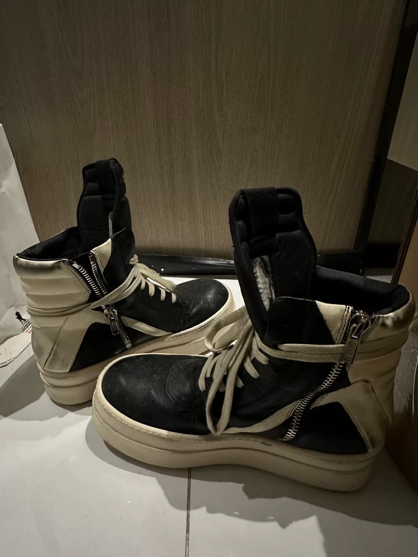 Туфли на высокой платформе Rog meat brother Rick Owens, размер 44