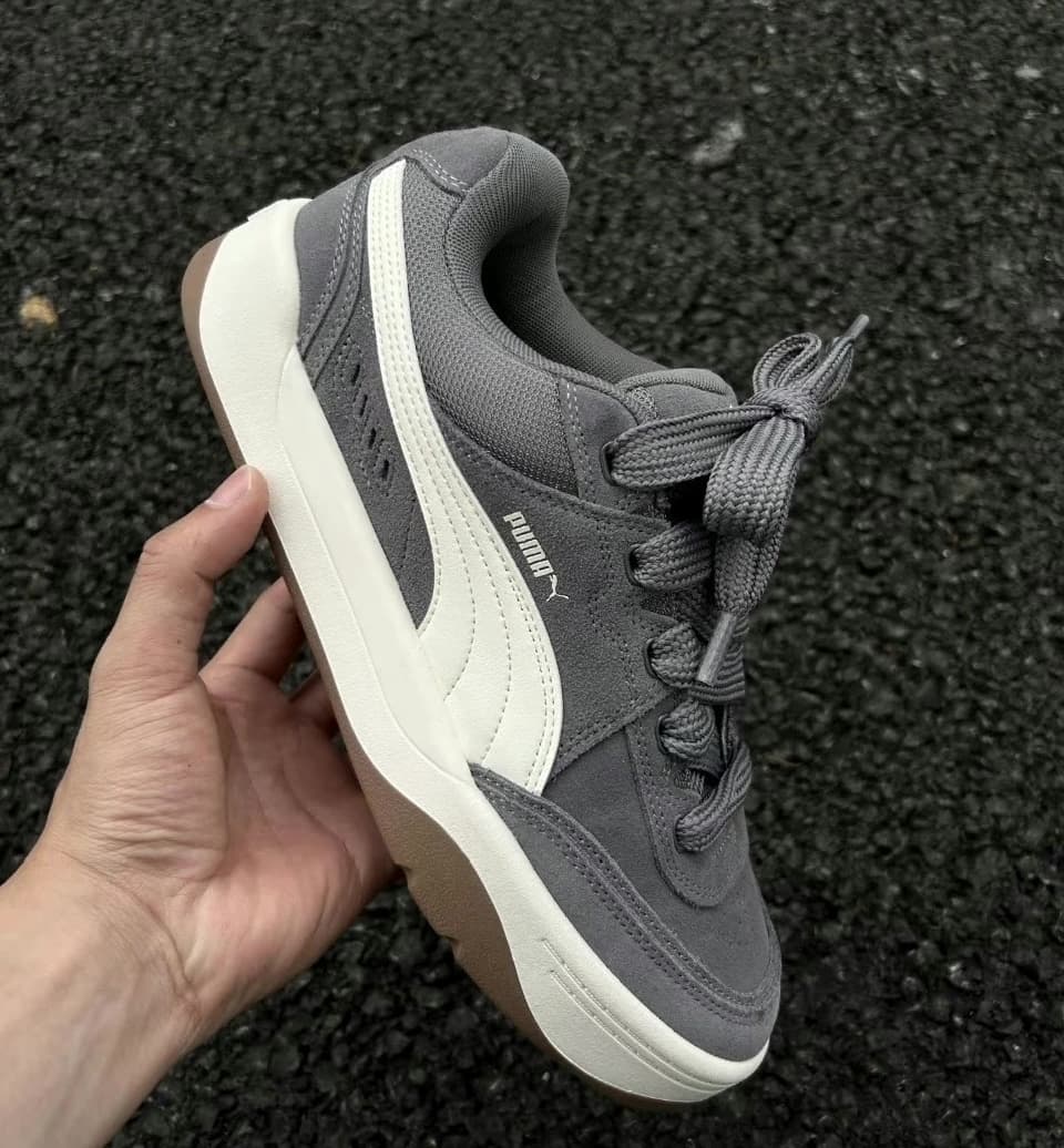 Совершенно новые кроссовки PUMA PARK LIFESTYLE OG bread, серые