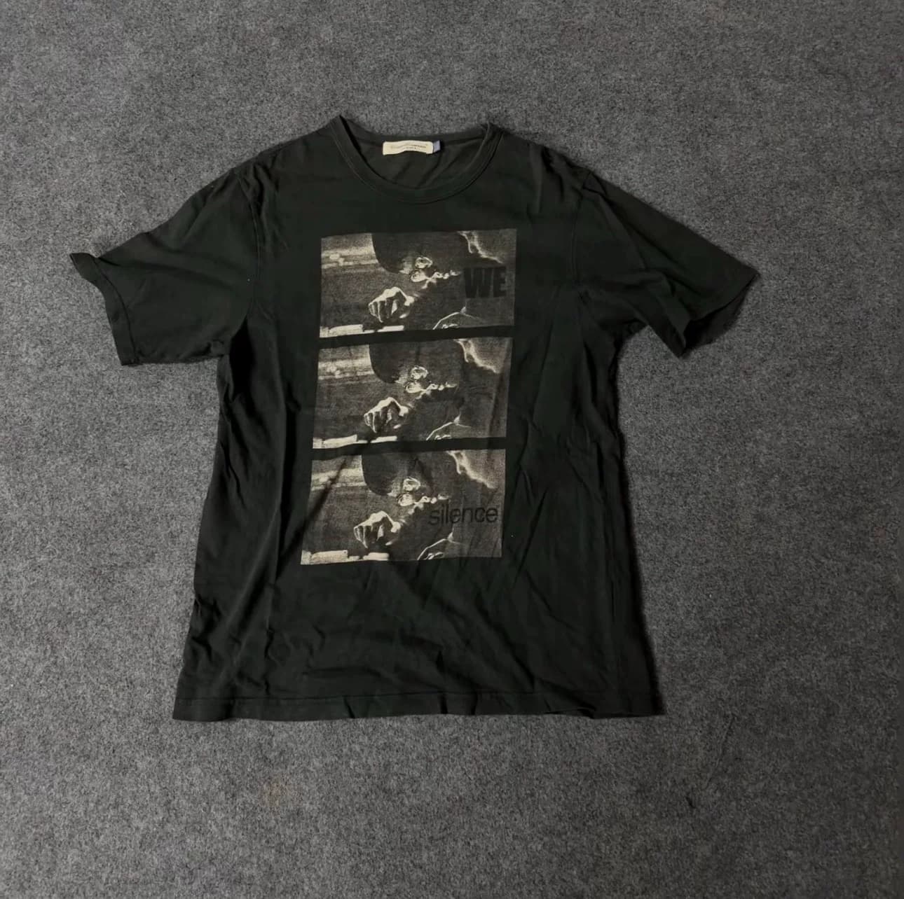 Портретная футболка с коротким рукавом Undercover 17ss "Темное зеркало"