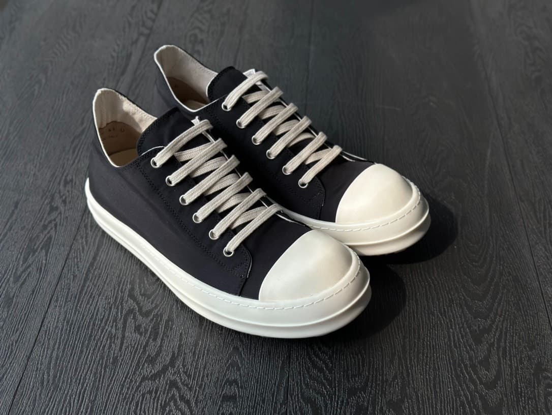 Rick Owens DRKSHDW большие черные кеды Converse с глубоким вырезом