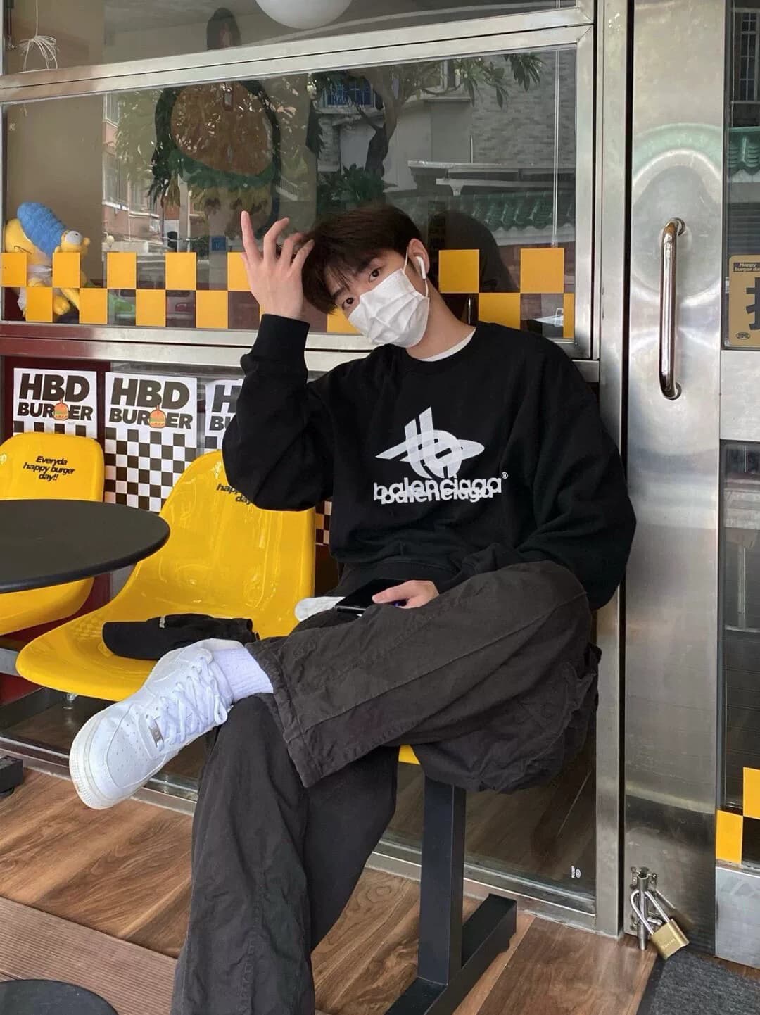 Balenciaga Balenciaga BLCG 26SS с фантомным принтом