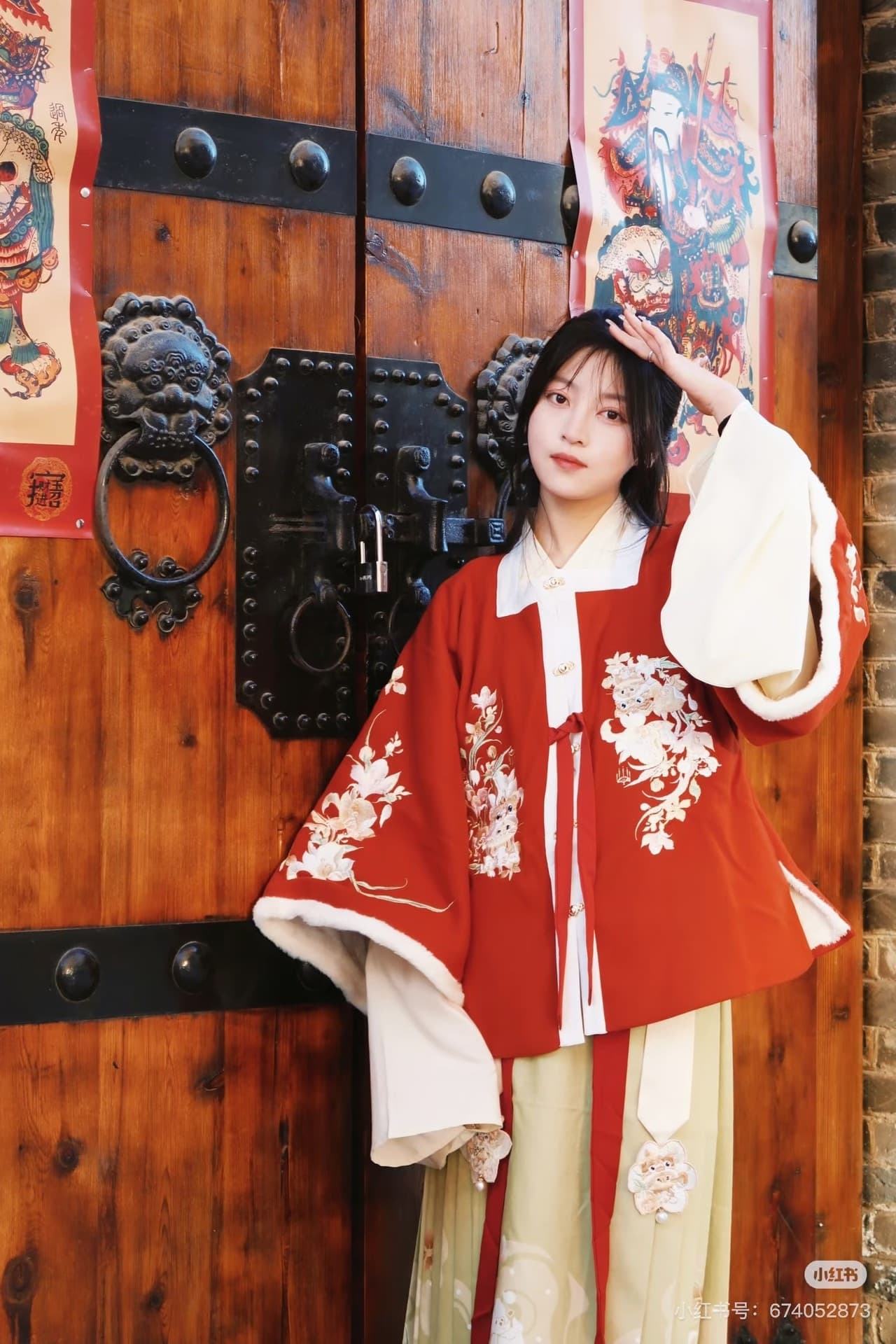 Совершенно новый костюм-тройка Yimengge Hanfu | Юбка + жакет + рубашка вместе