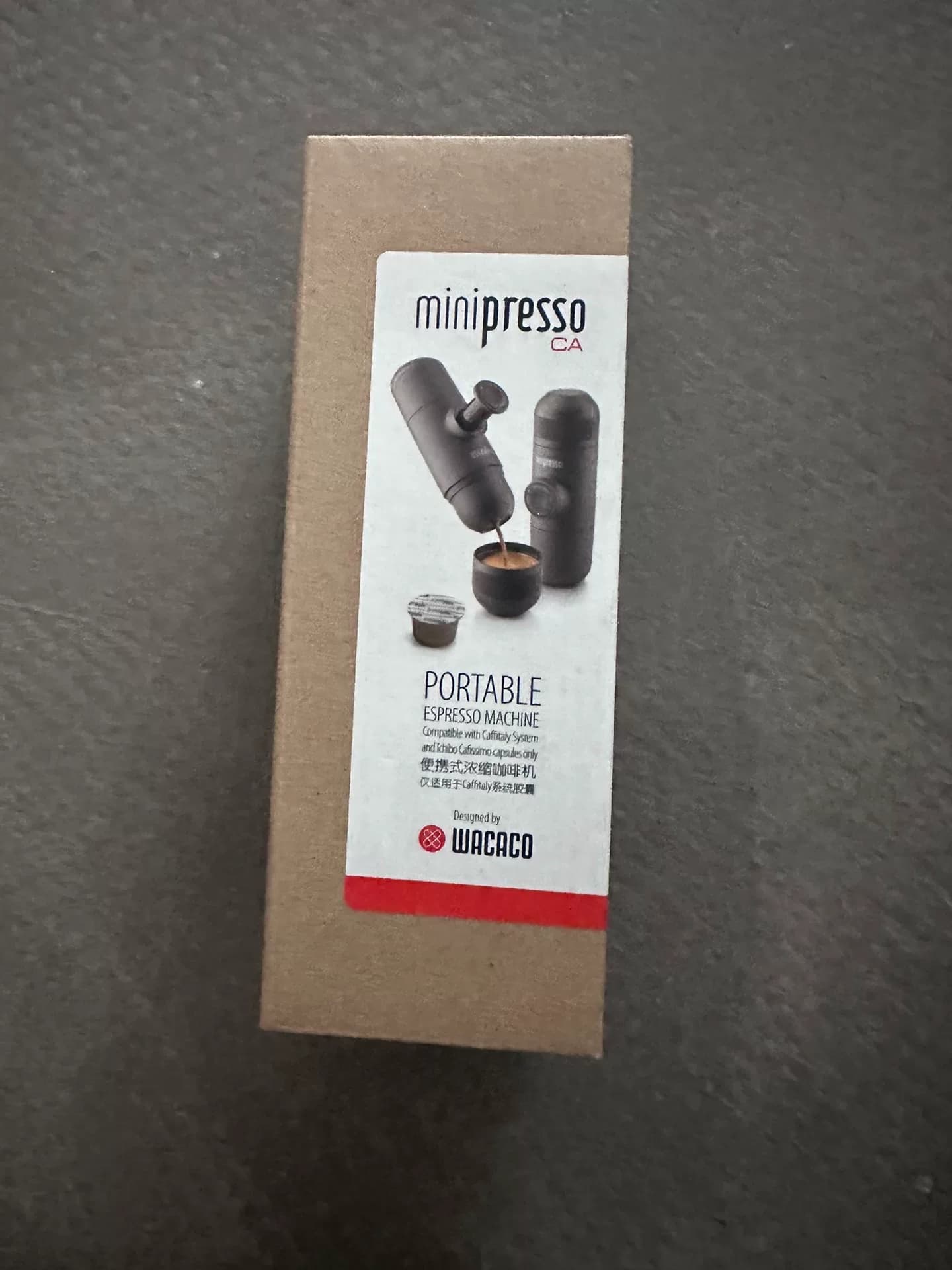 Совершенно новый, нераспечатанный портативный капсульный кофе WACACO + minipresso +CA