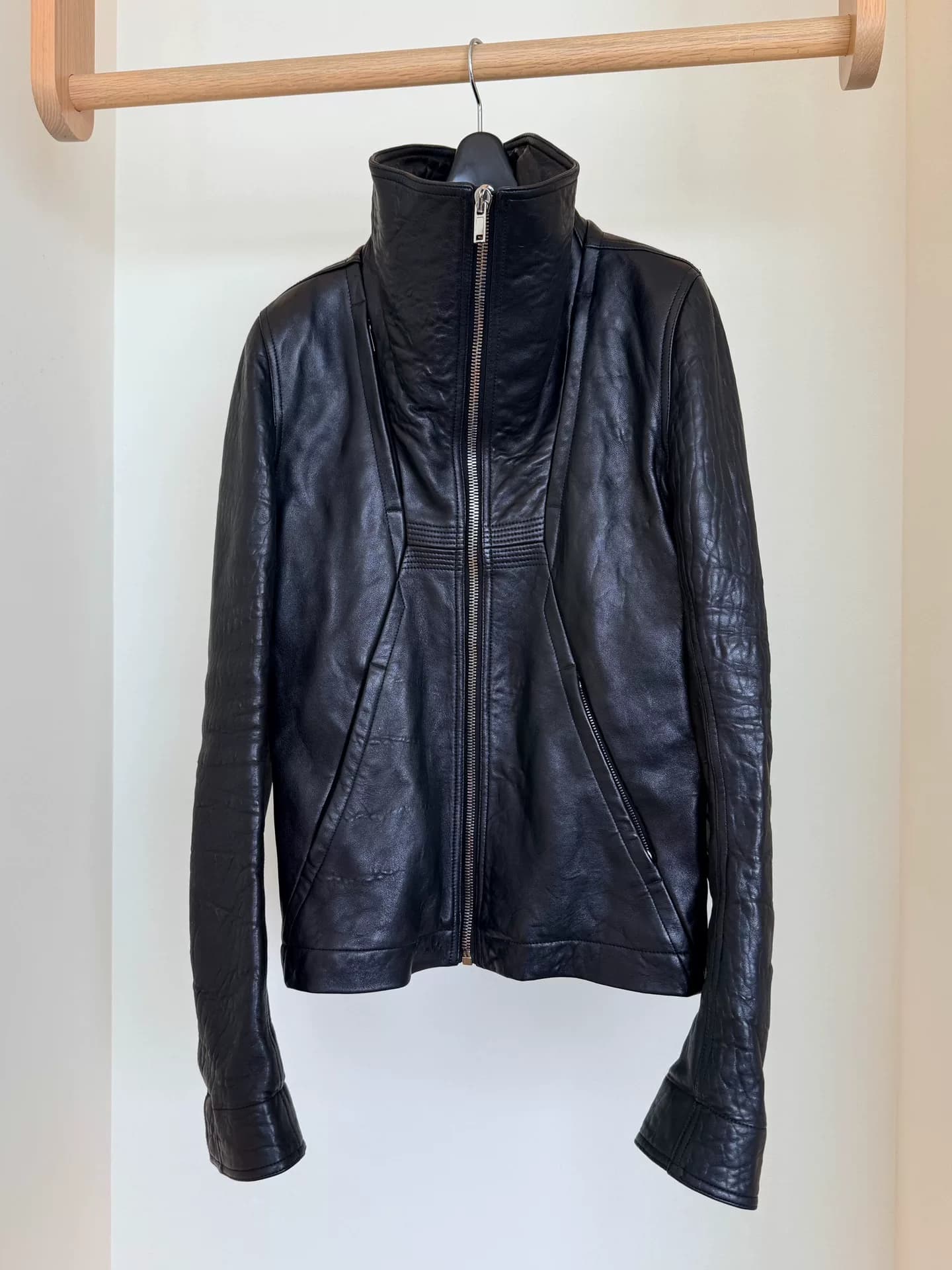 Кожаная куртка Rick Owens 17AW Geo 17FW