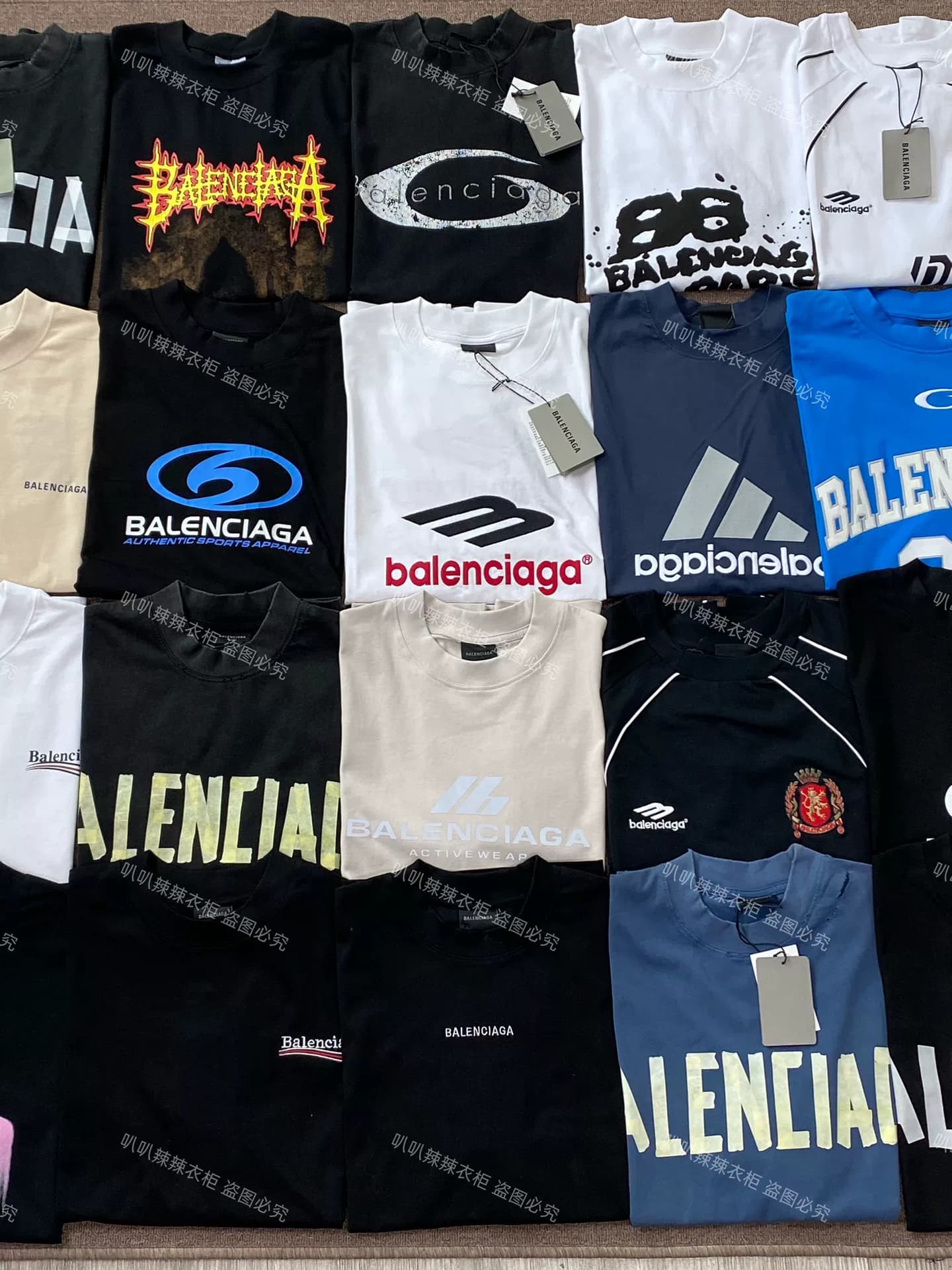 Самая популярная мужская футболка Balenciaga Balenciaga с короткими рукавами свободного кроя