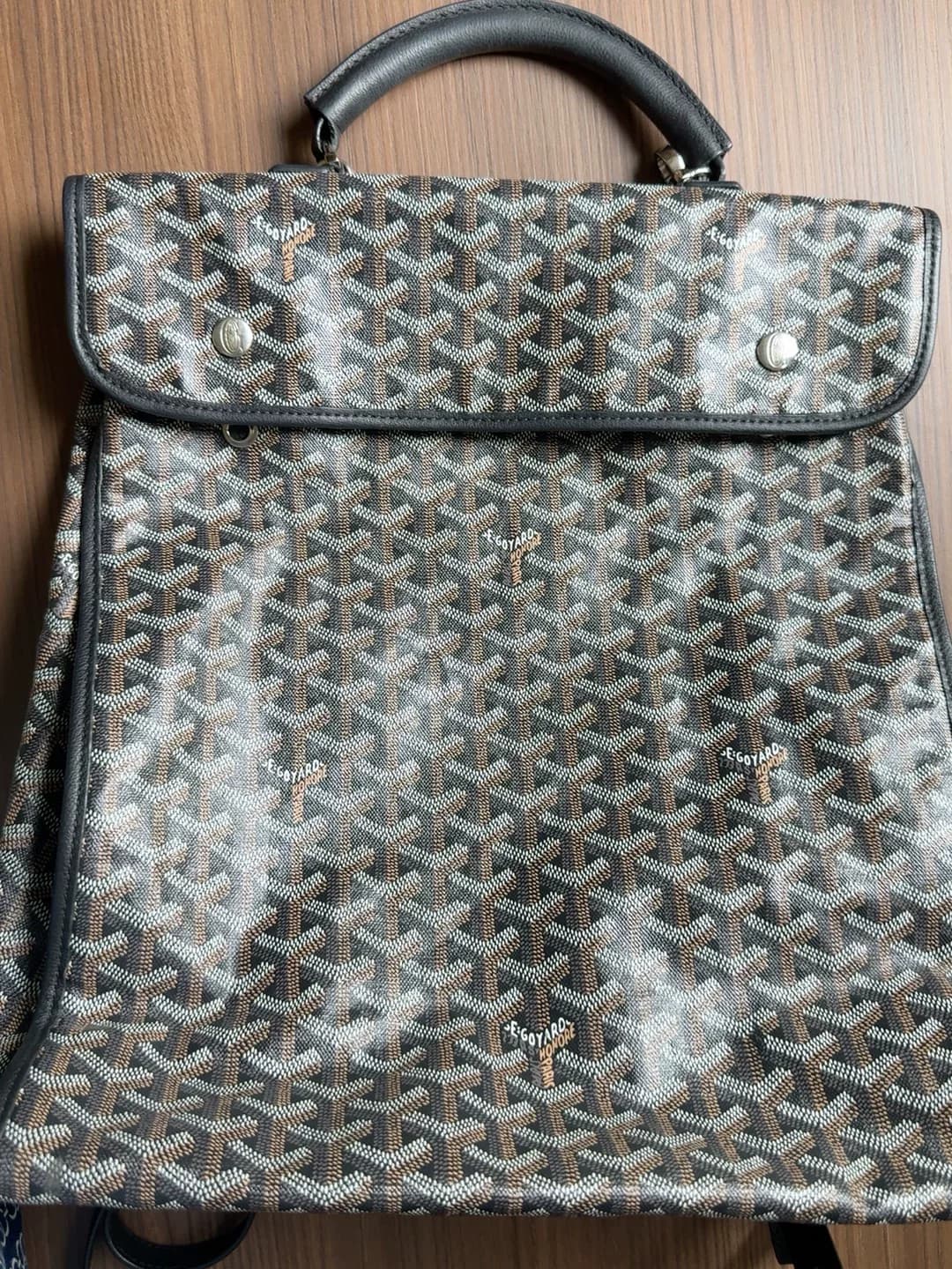 Рюкзак Goyard Saint Léger, классический для пресбиопии, черный