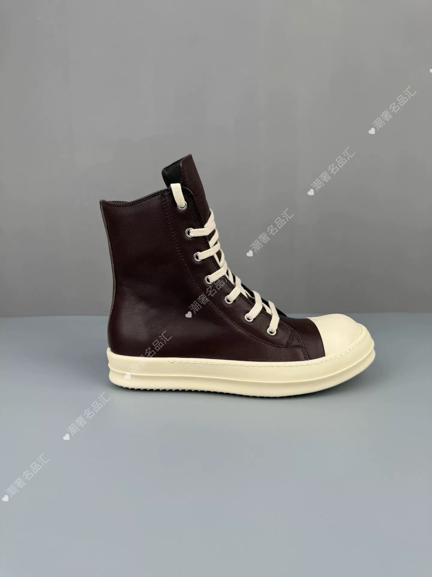 RICK OWENS / новинка осени и зимы 2026SS, конверсы из воловьей кожи в тон, открытая форма