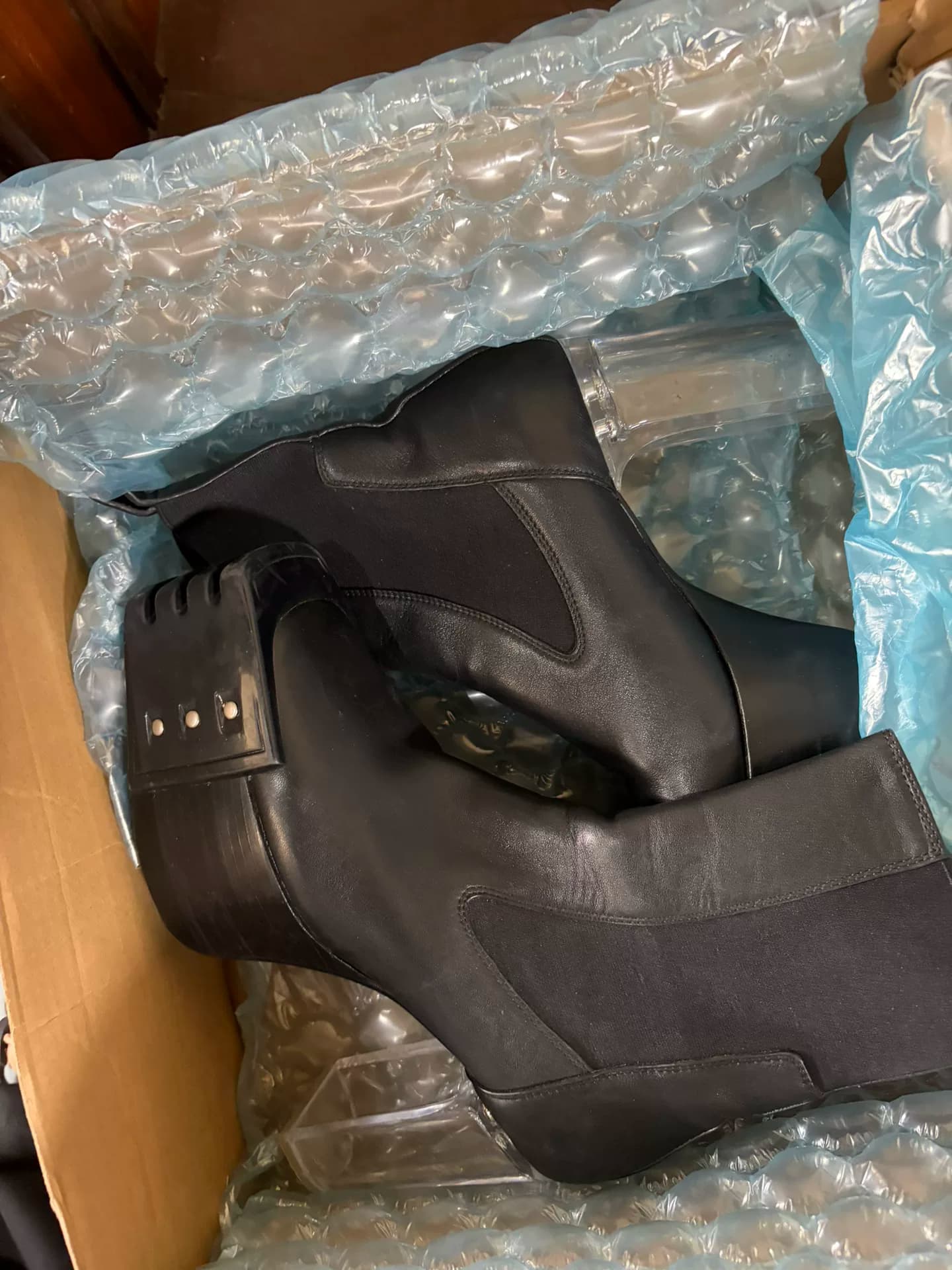Сапоги Rick Owens Kiss Boots на высоком каблуке Rick O