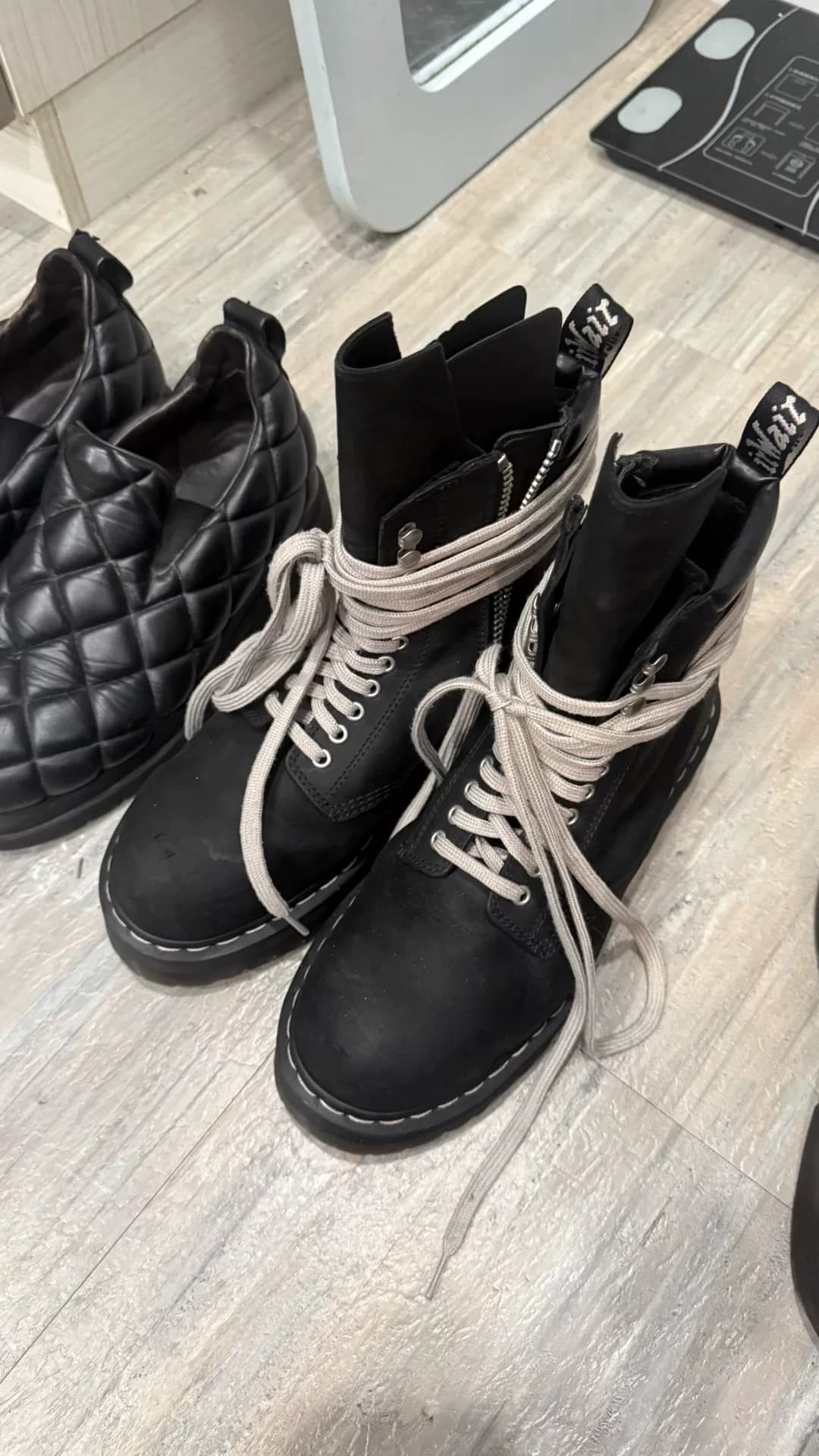 Рик Оуэнс, доктор медицинских наук.Ботинки Martens RO joint Martin