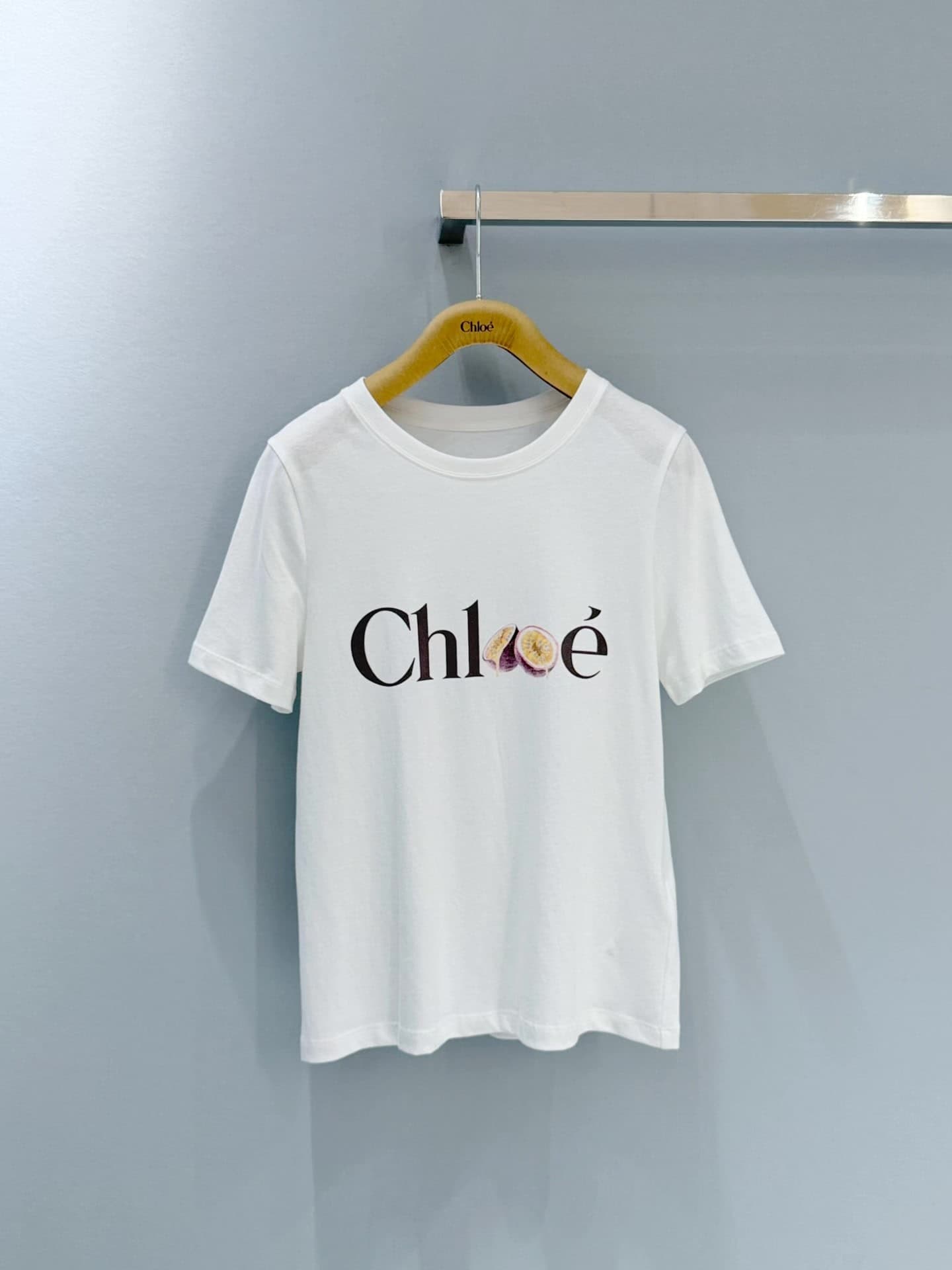 Футболка с короткими рукавами и буквенным принтом Chloe passion fruit