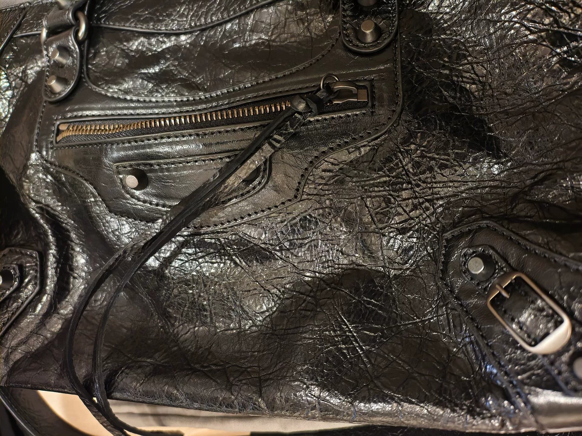 Мотоциклетная сумка Balenciaga Balenciaga Le City Черный 3