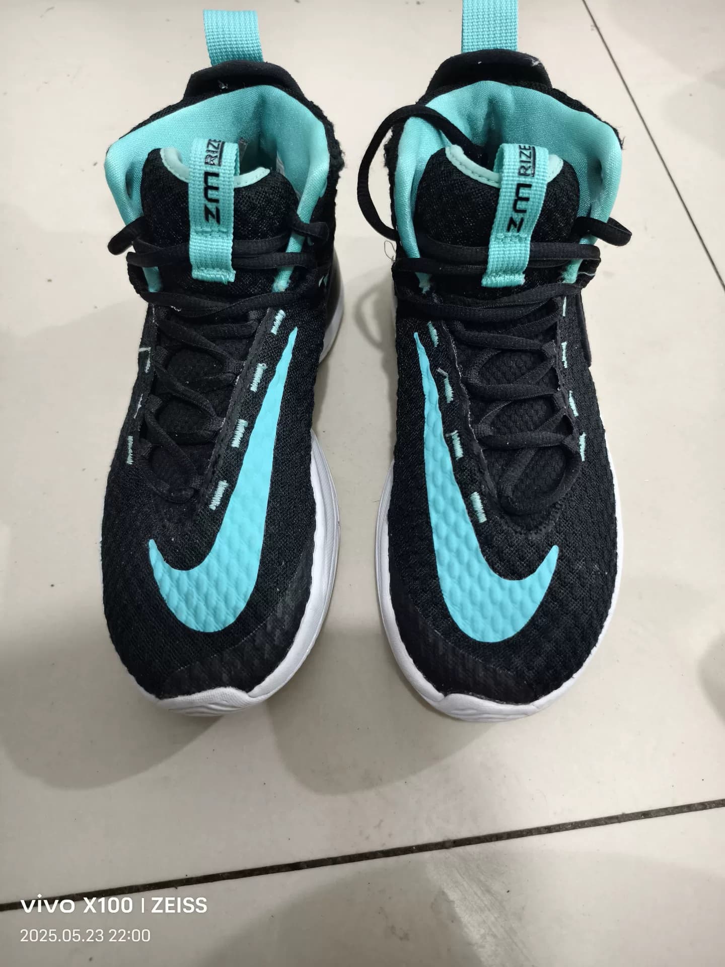 Баскетбольные кроссовки Nike Nike Zoom Rize, черный мятно-зеленый цвет, 4