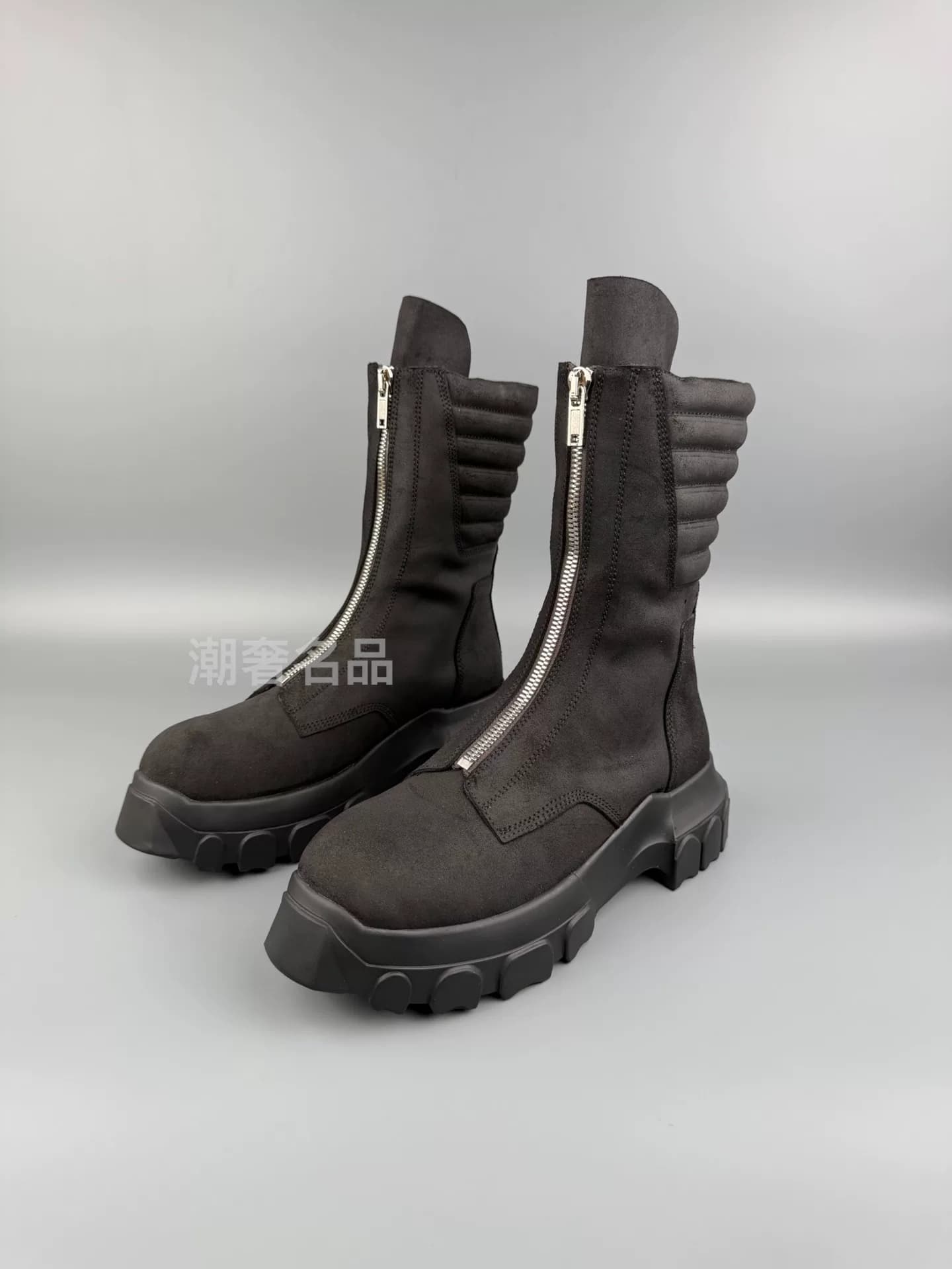 Ботинки RICKOWENS 24SS на молнии с осьминожьей подошвой и износостойкой подошвой из ТПУ