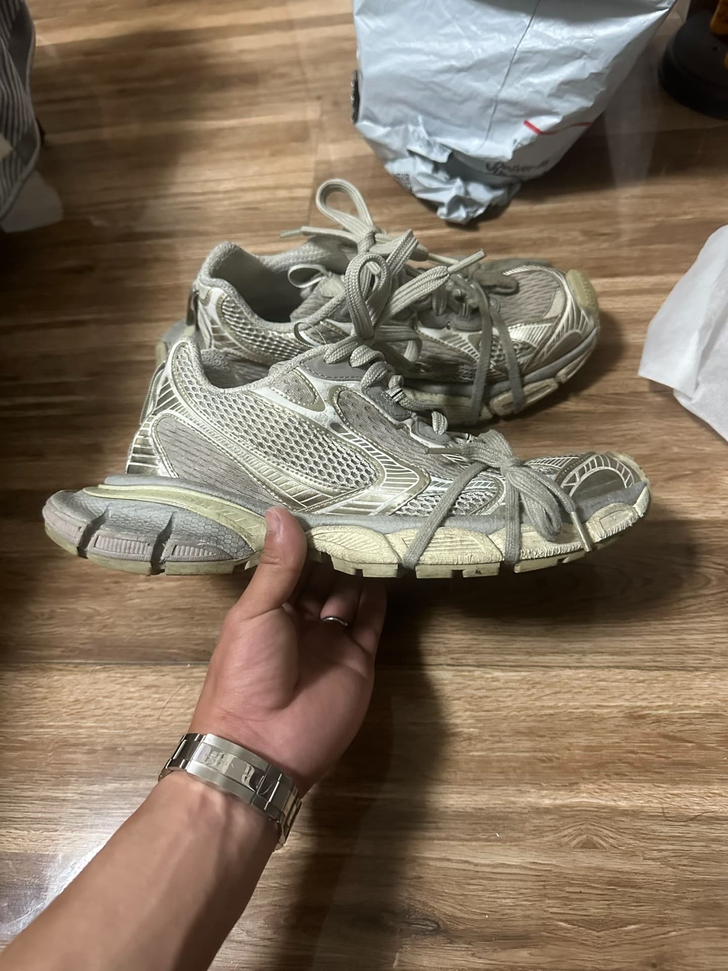 Balenciaga blcg 3XL - это все реальные снимки, текстура очень хорошая, размер 41!