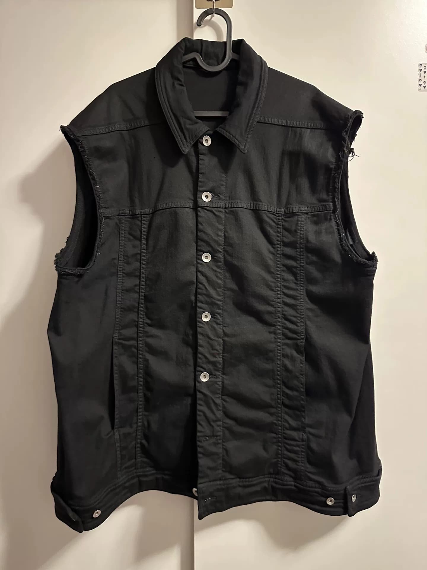 Жилет сложной линии Rickowens DRKSHDW
