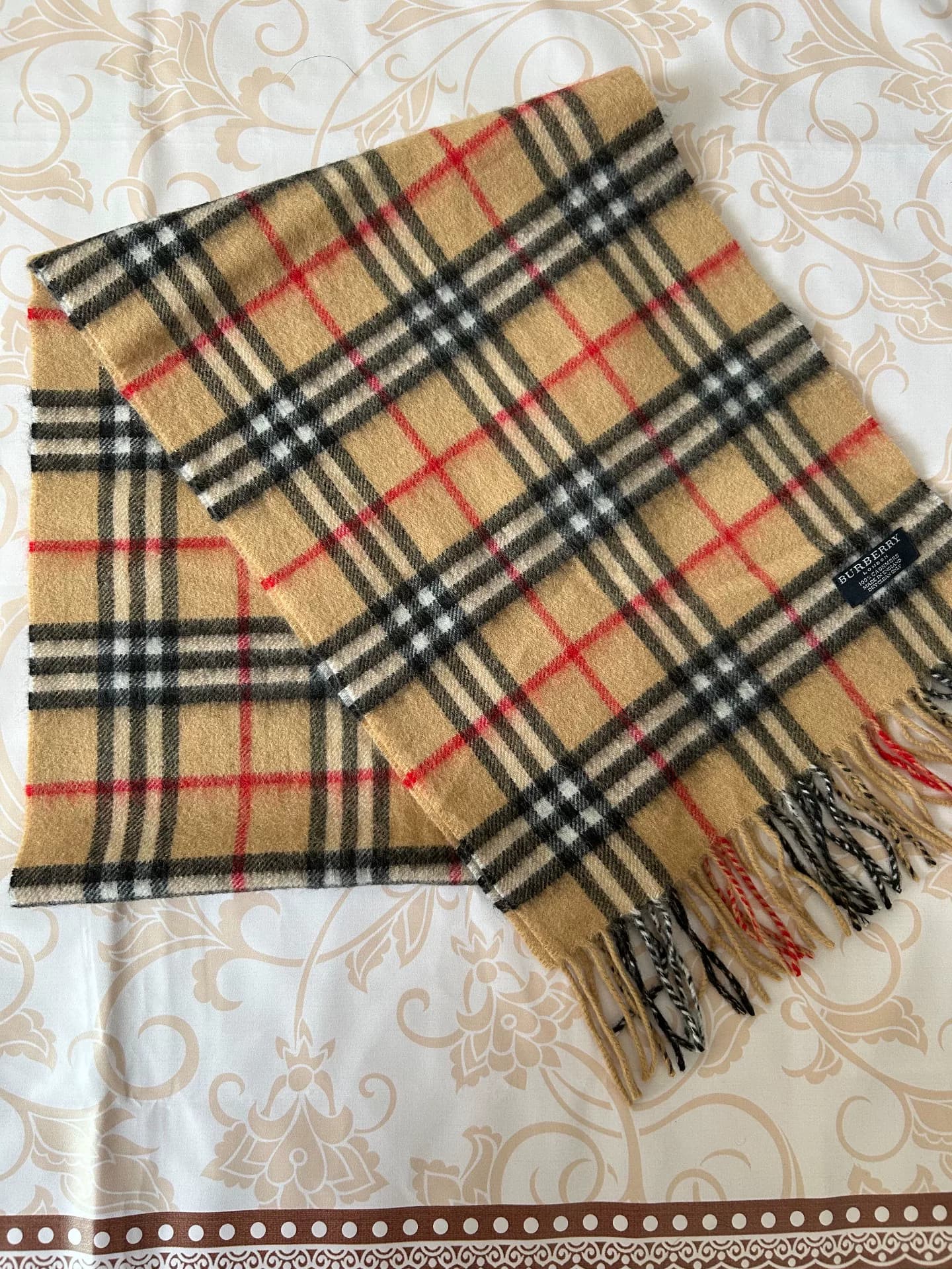 Средневековый кашемировый шарф Burberry от Burberry