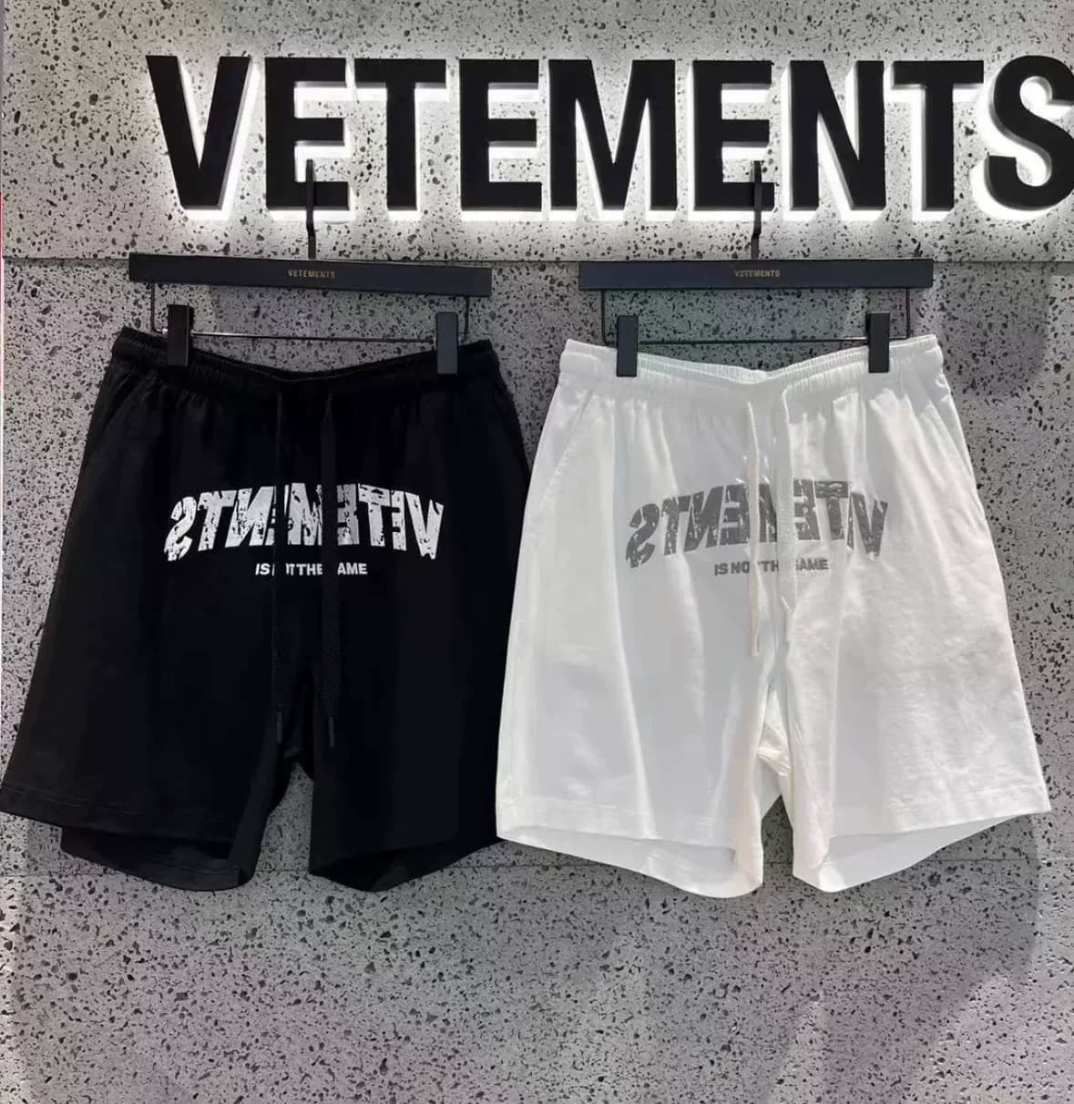 Коллекция VETEMENTS Witt Meng counter подлинная летняя мужская и женская одежда свободного кроя 2025 года, сшитая спицами в стиле кэжуал