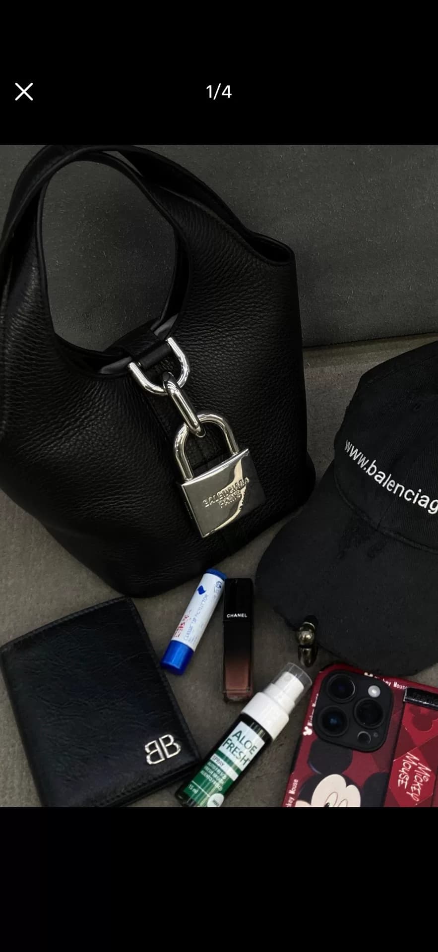 Balenciaga Запирающаяся сумка Balenciaga корзина для овощей locker h