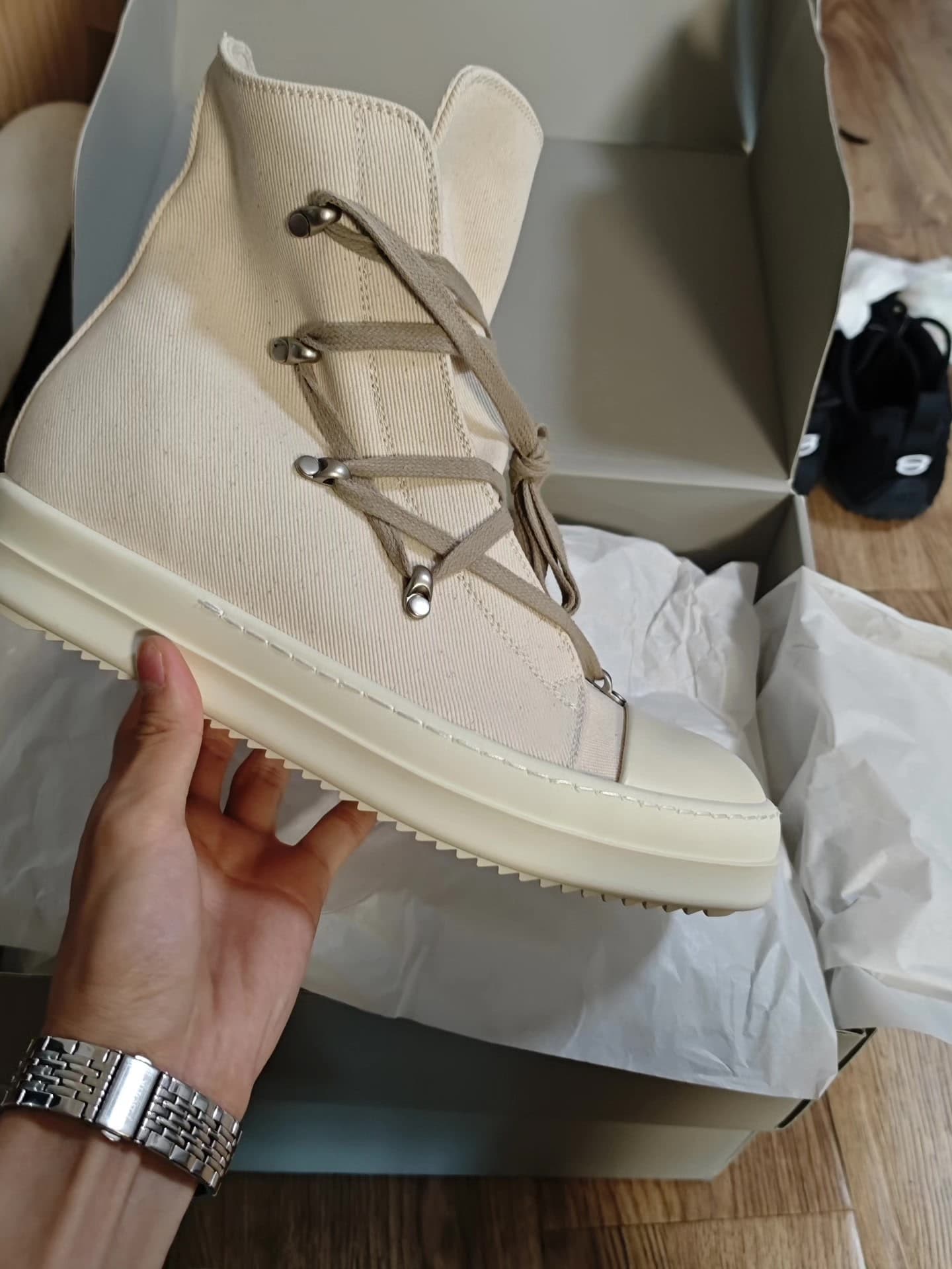 Совершенно новая пятиконечная звезда Rick Owens DRKSHDW с высоким берцем 42