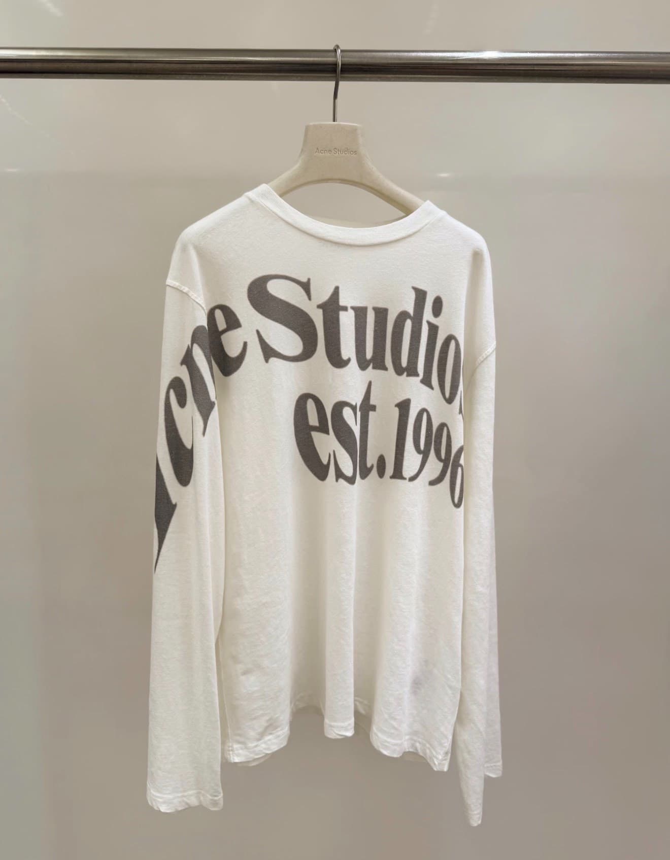 Acne Studios 26ss Белое 1996 букв