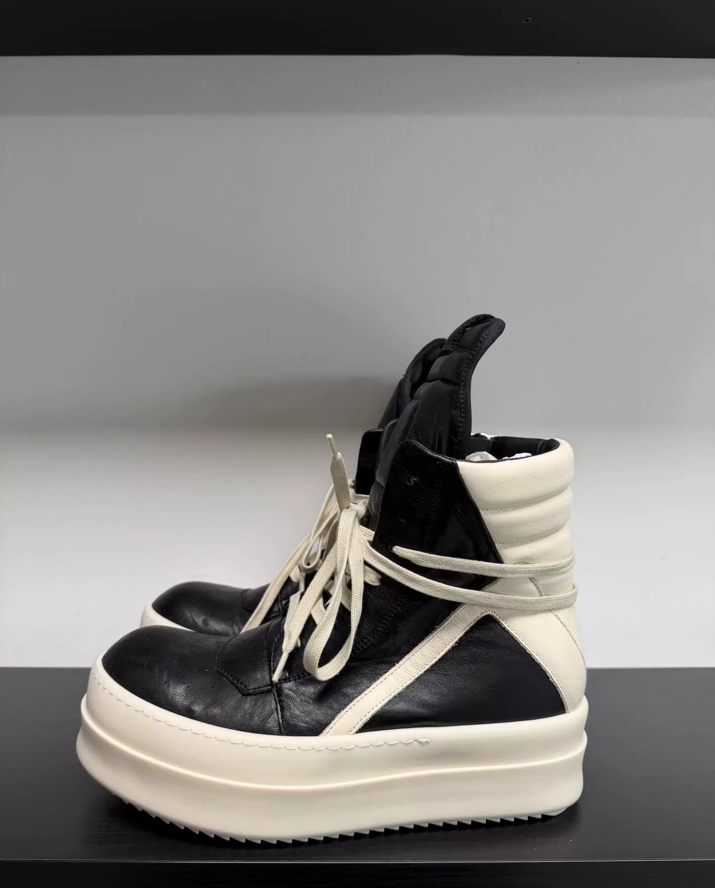 Перевернутый треугольник Rick Owens SS26 на толстой подошве, высокие ботинки ro inverted triangle