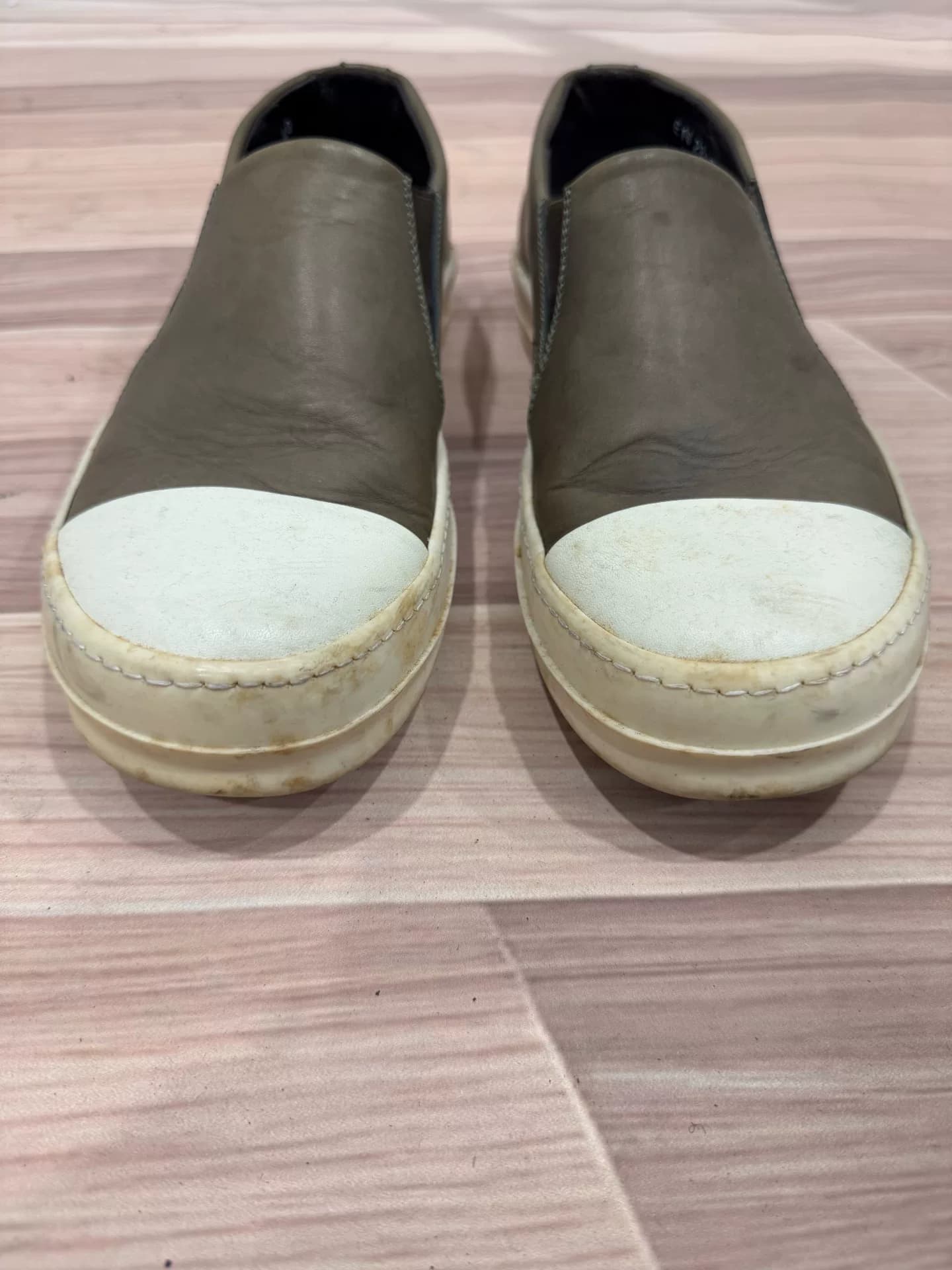 Классические кожаные педали Rick Owens, размер 40, новые и старые, 90% тип обуви