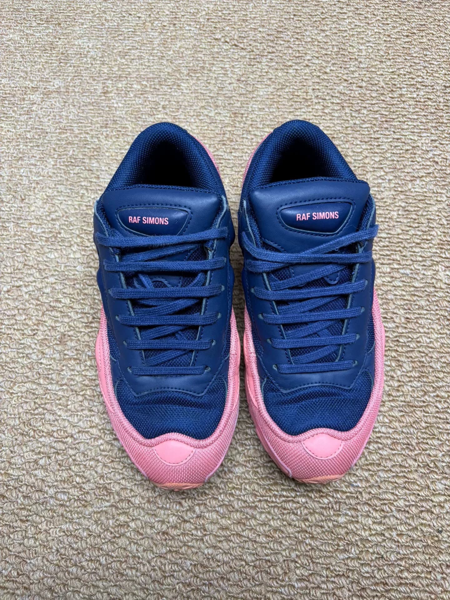 кроссовки adidas Adidas Raf Simons Ozweego синего цвета
