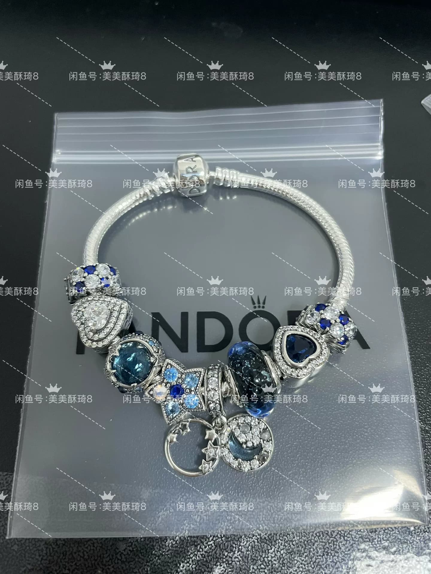 Пандора Браслет Pandora из сияющей Галактики, серебро 925 пробы