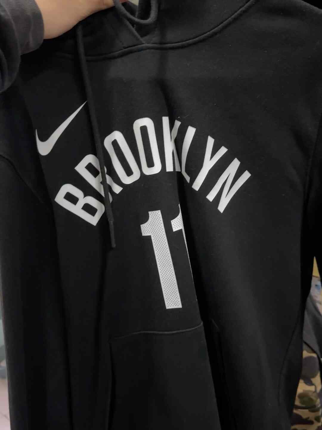 Подлинный спортивный свитер NBA nike Nets № 11 Owen sweater черный