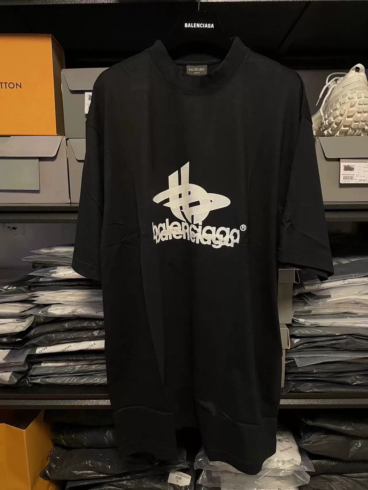Balenciaga Баленсиага Баленсиага SS23 Круглый с буквенным принтом