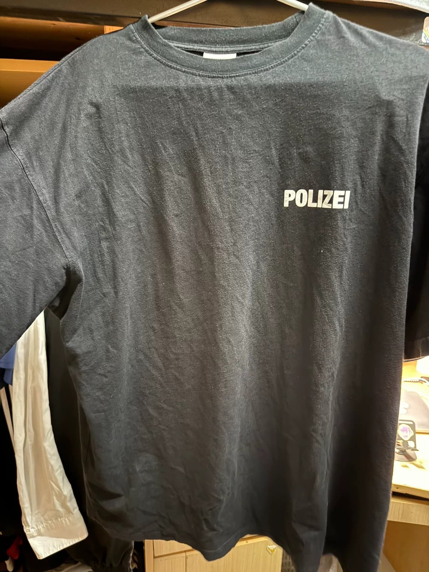 Короткий рукав Vetements POLIZEI