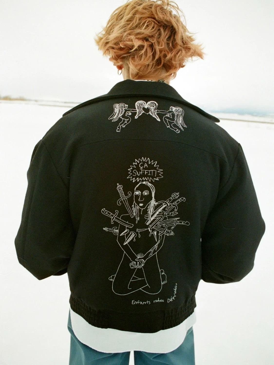 Шерстяная куртка Erd 21FW Judgment Angel Cupid