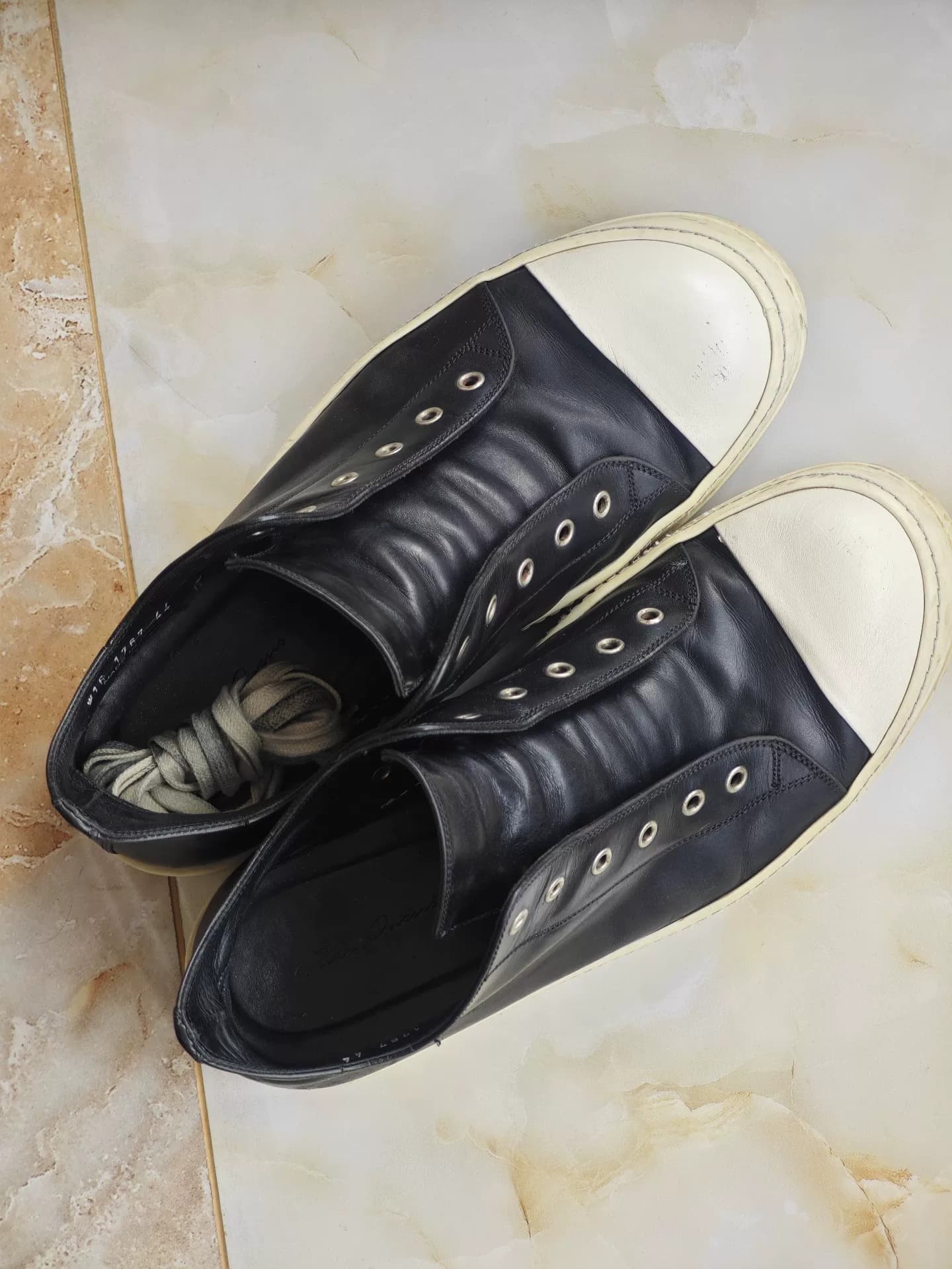 Мужская обувь Rick Owens, размер 44, сумка из натуральной кожи для самостоятельного использования, подлинность которой можно проверить