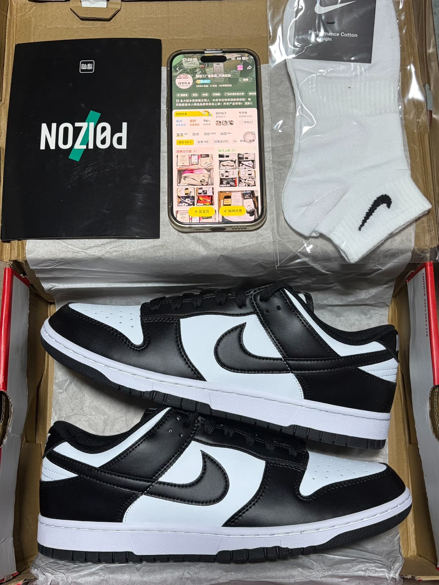 Правильная версия черно-белых повседневных кроссовок panda dunk low для мужчин и женщин в одном стиле