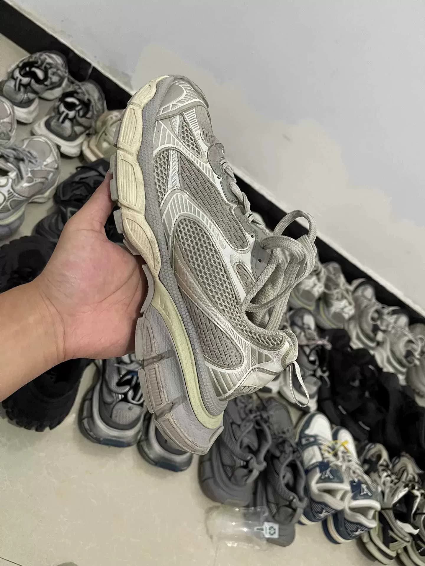 Кроссовки Balenciaga Balenciaga 3XL daddy, размер 42, серебристо-серые,