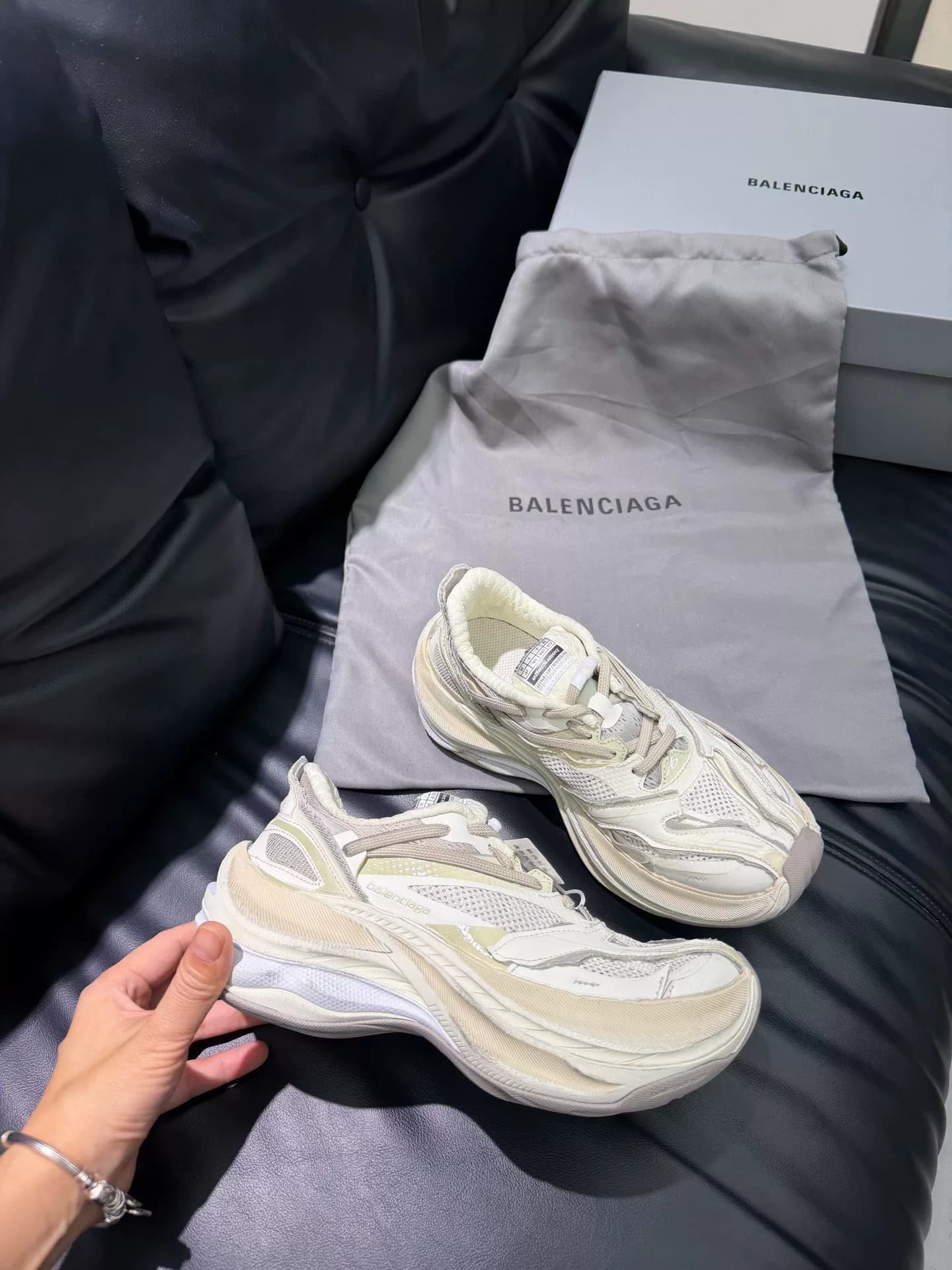 Совершенно новая модель высшего качества, тщательно подобранная Balenciaga Balenciaga Jet с толстым дном