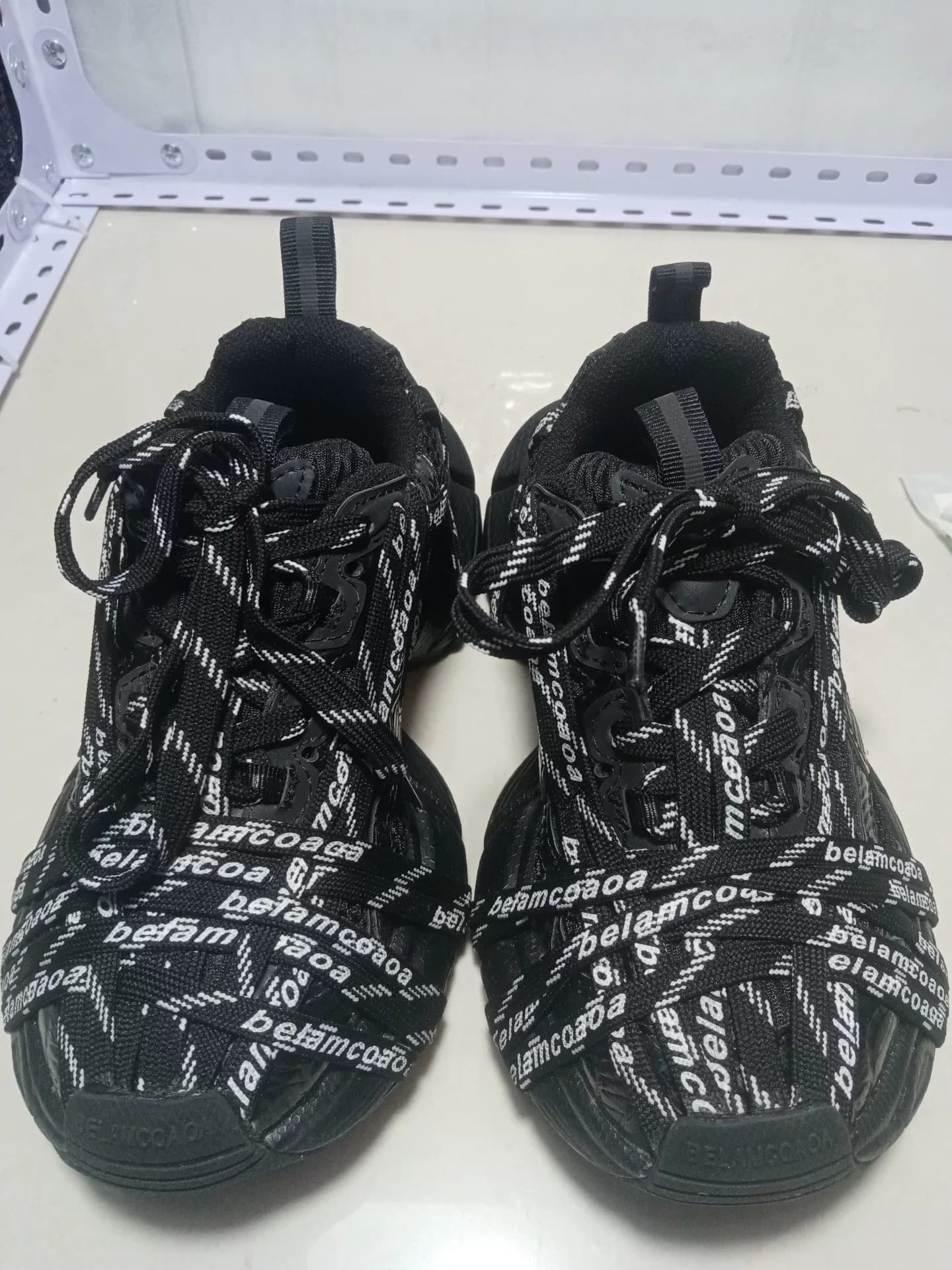 Кроссовки BALENCIAGA Balenciaga 3XL daddy, черные, размер 36, 99
