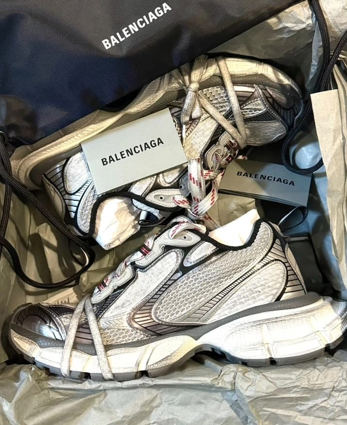 Кроссовки Balenciaga 3XL серого цвета