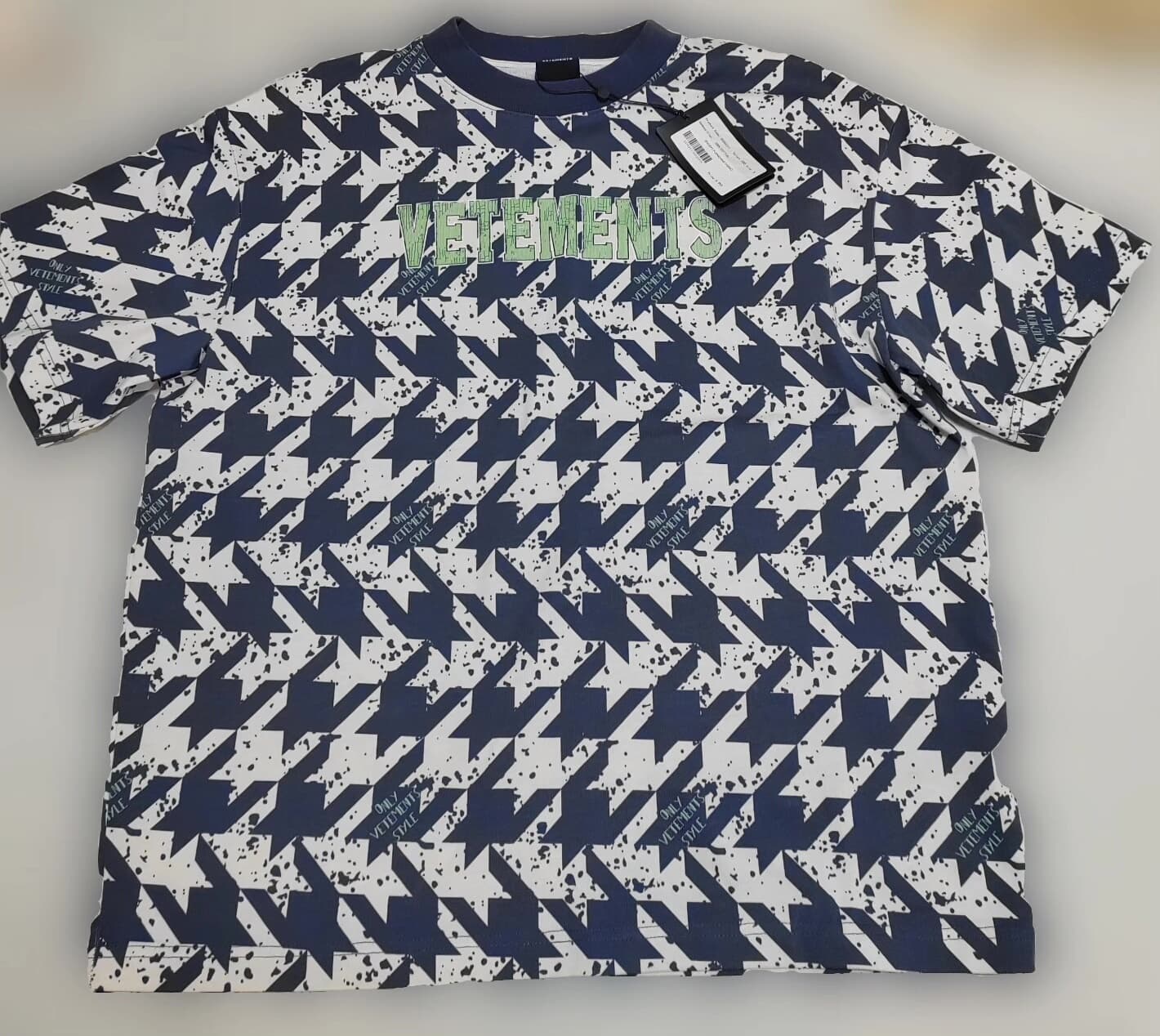 Совершенно новая футболка Zhuo Zhan VETEMENTS с короткими рукавами, размер S