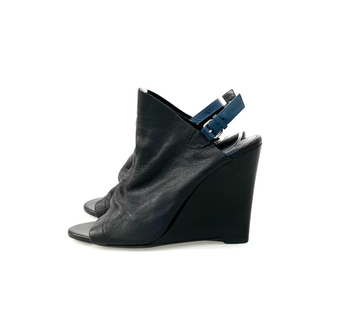 balenciaga Босоножки на танкетке Balenciaga из натуральной кожи, новинка 97
