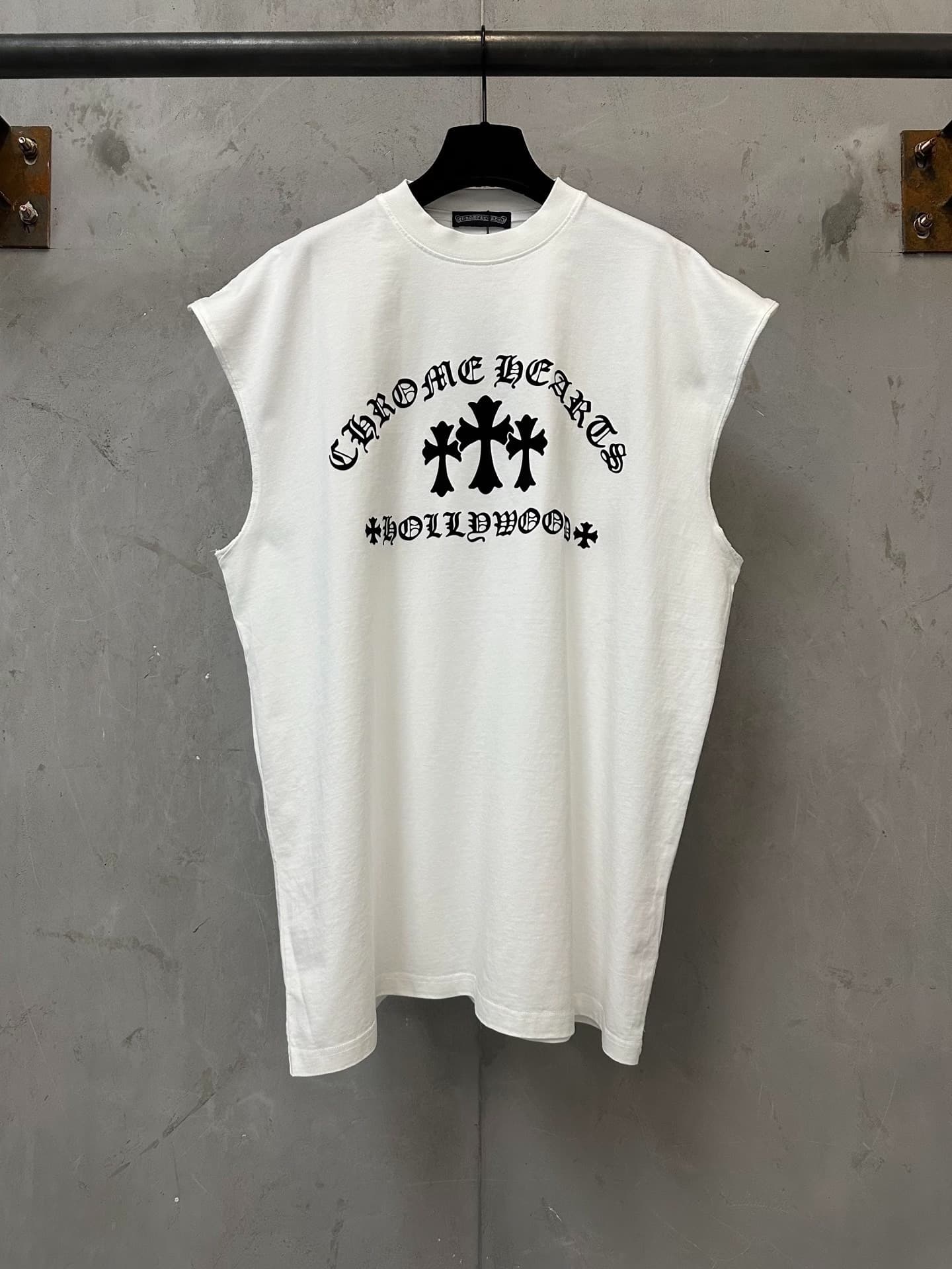 Печать перекрестным флокированием Chrome Hearts 26ss