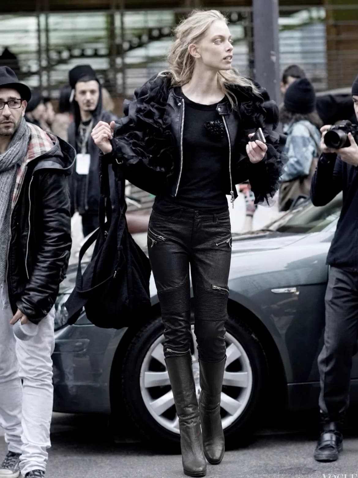 Женские джинсы Zara из натуральной кожи, брюки motorcycle god, полные