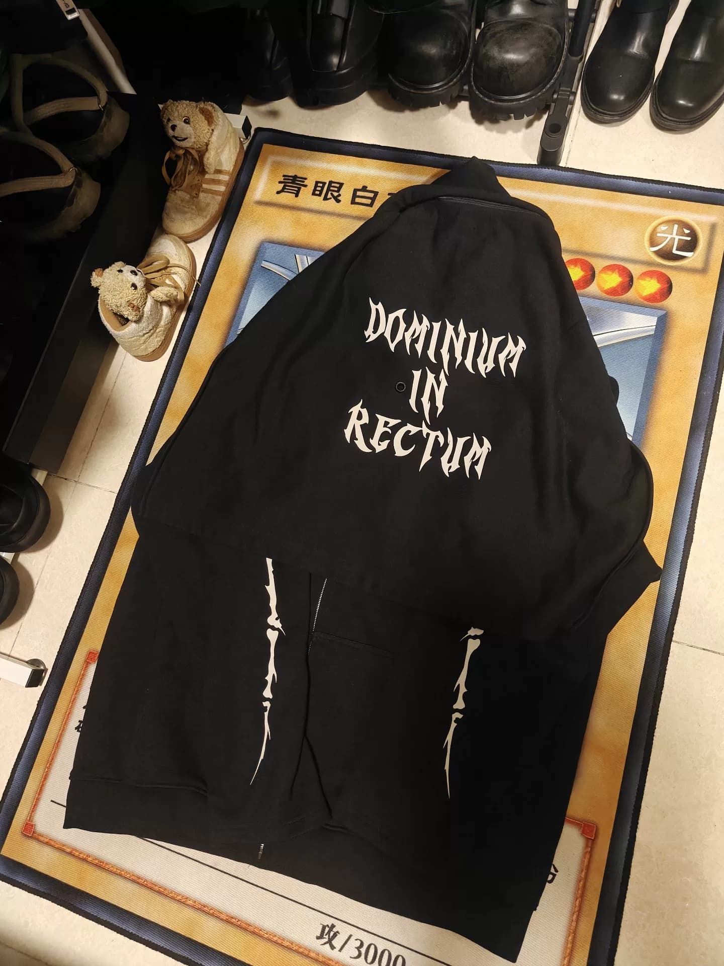 куртка-толстовка с капюшоном vetements 19aw с принтом "опиумная маска"