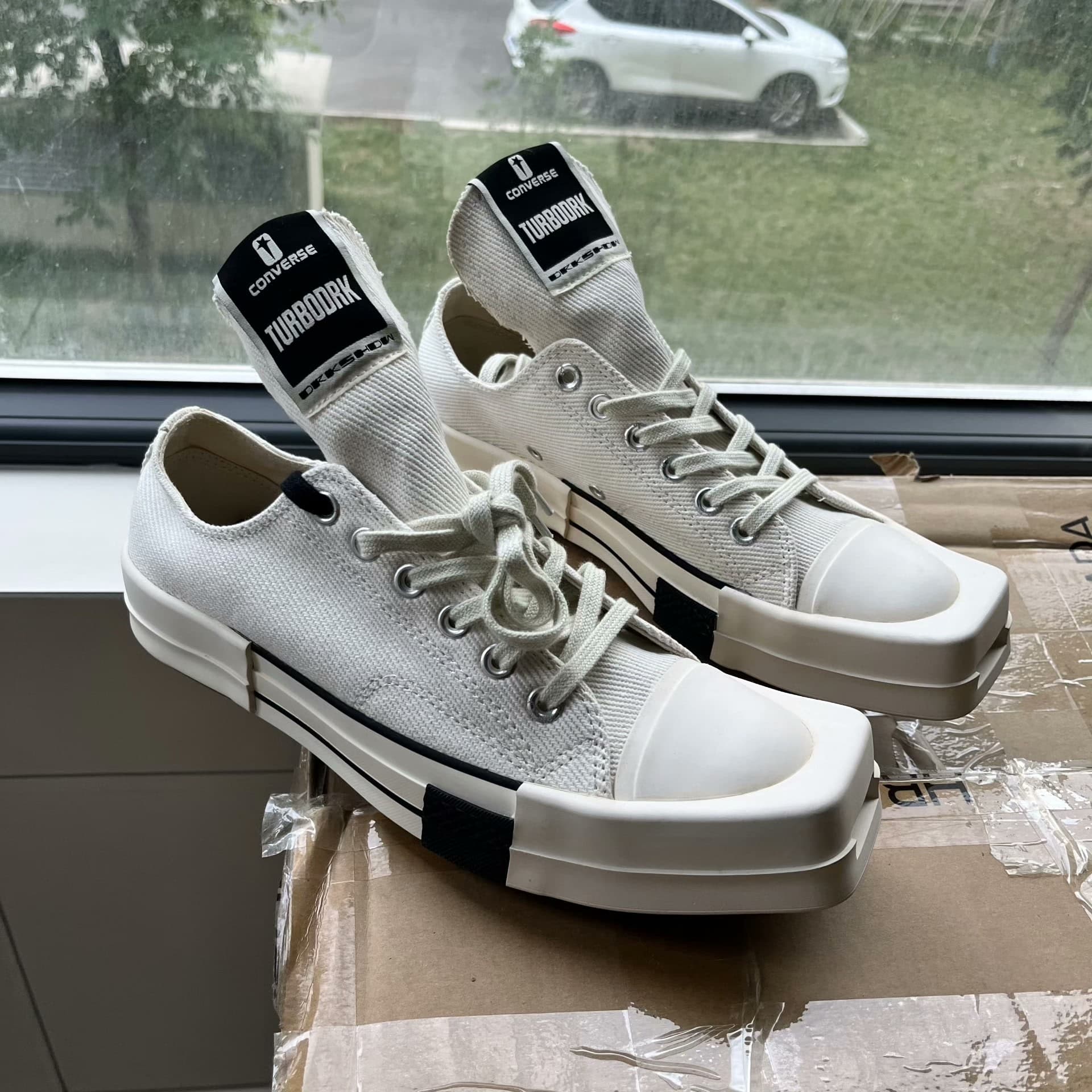 Оригинальные конверсы Converse 1970-х годов под совместным брендом Ro Rick Owens Ric