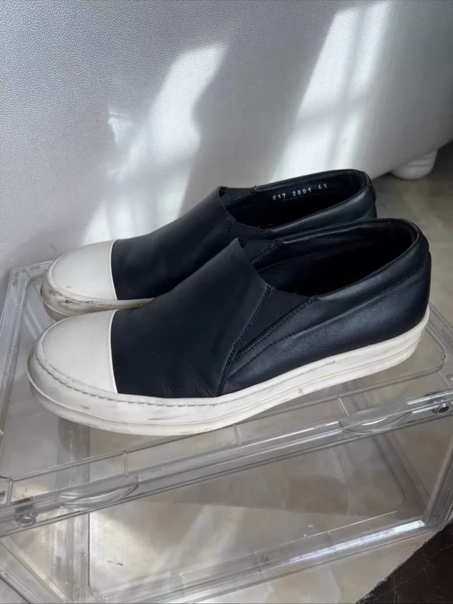 Педаль из воловьей кожи основной линейки Rick owens big converse