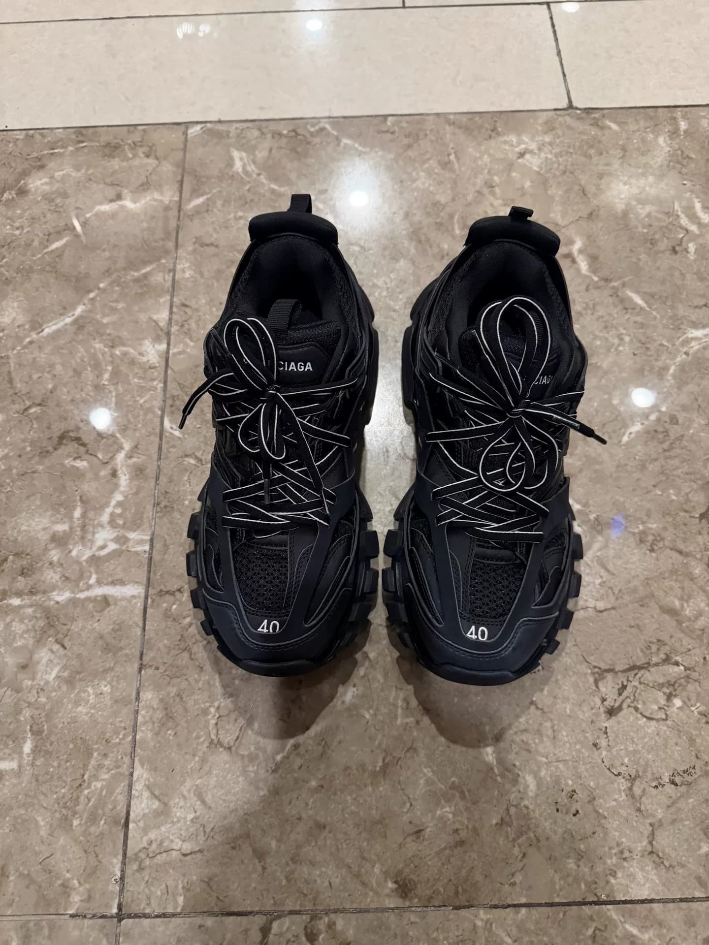 Balenciaga Мужские кроссовки Balenciaga, черные, размер 40