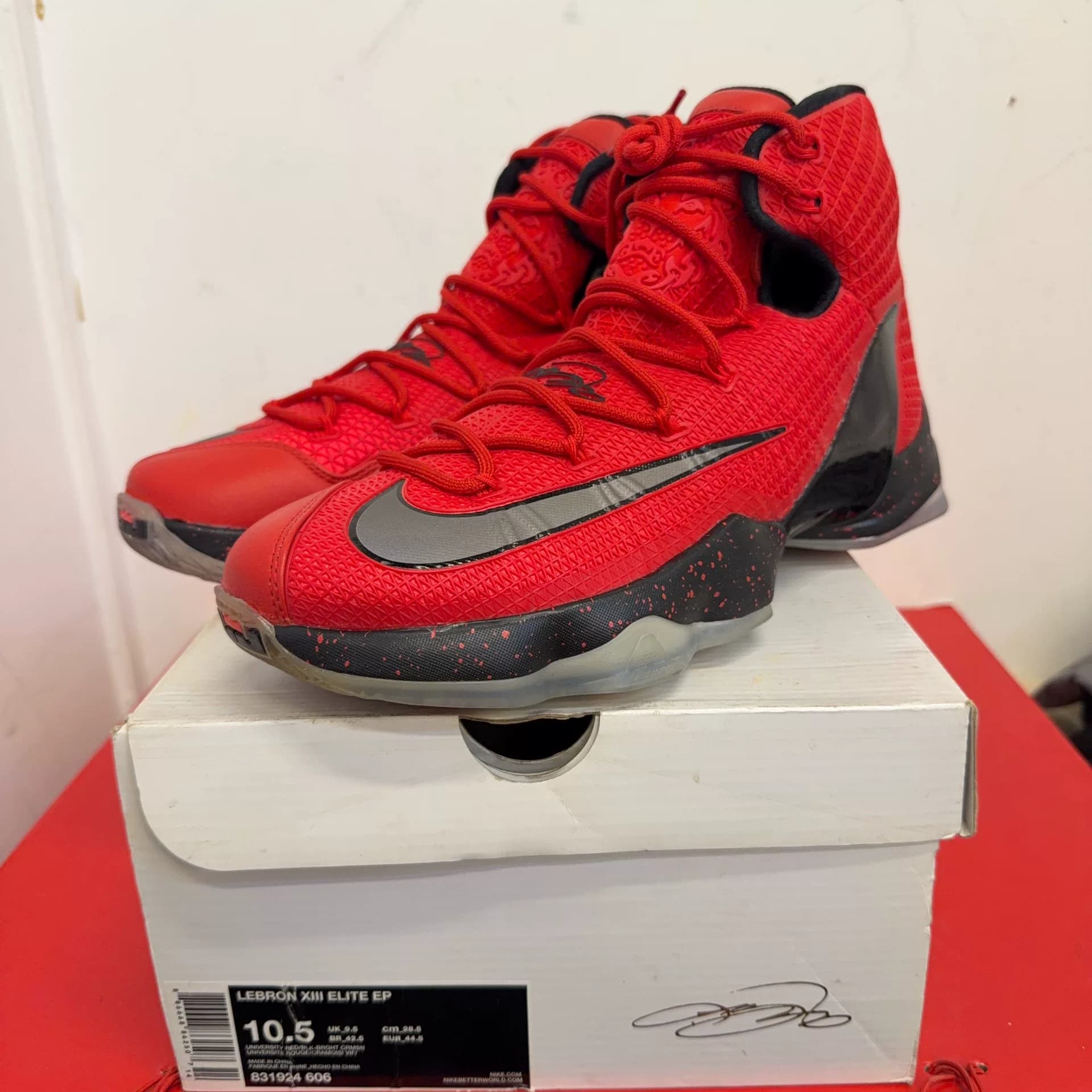 Nike Lebron 13 Elite EP Elite Черный красный
