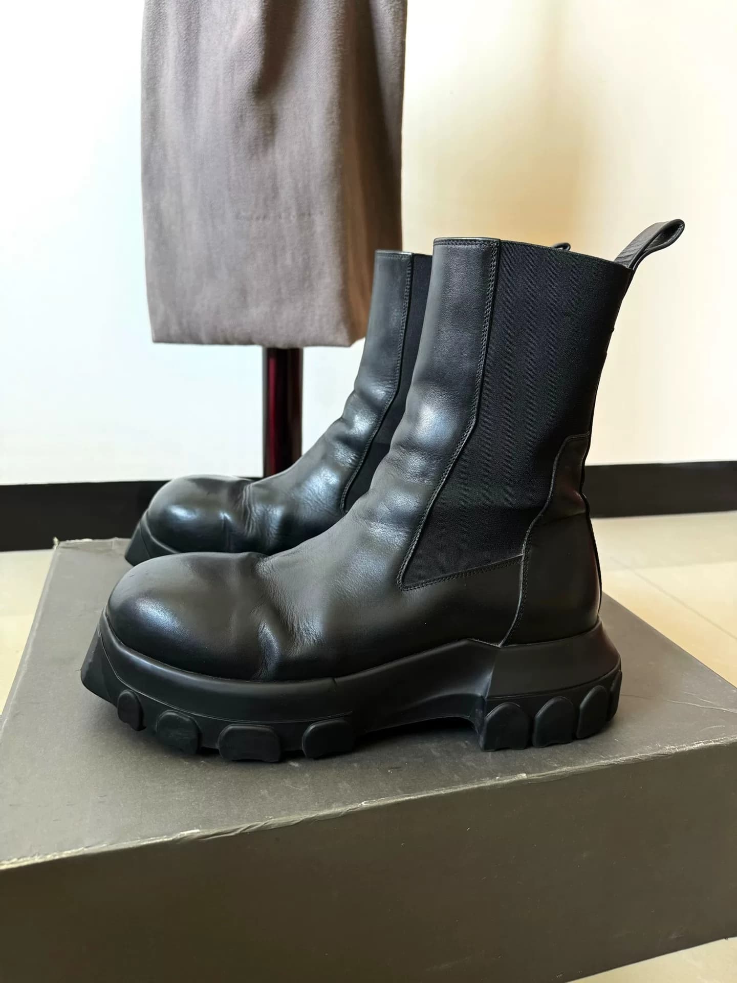 Ботинки челси Rick Owens на подошве из осьминога